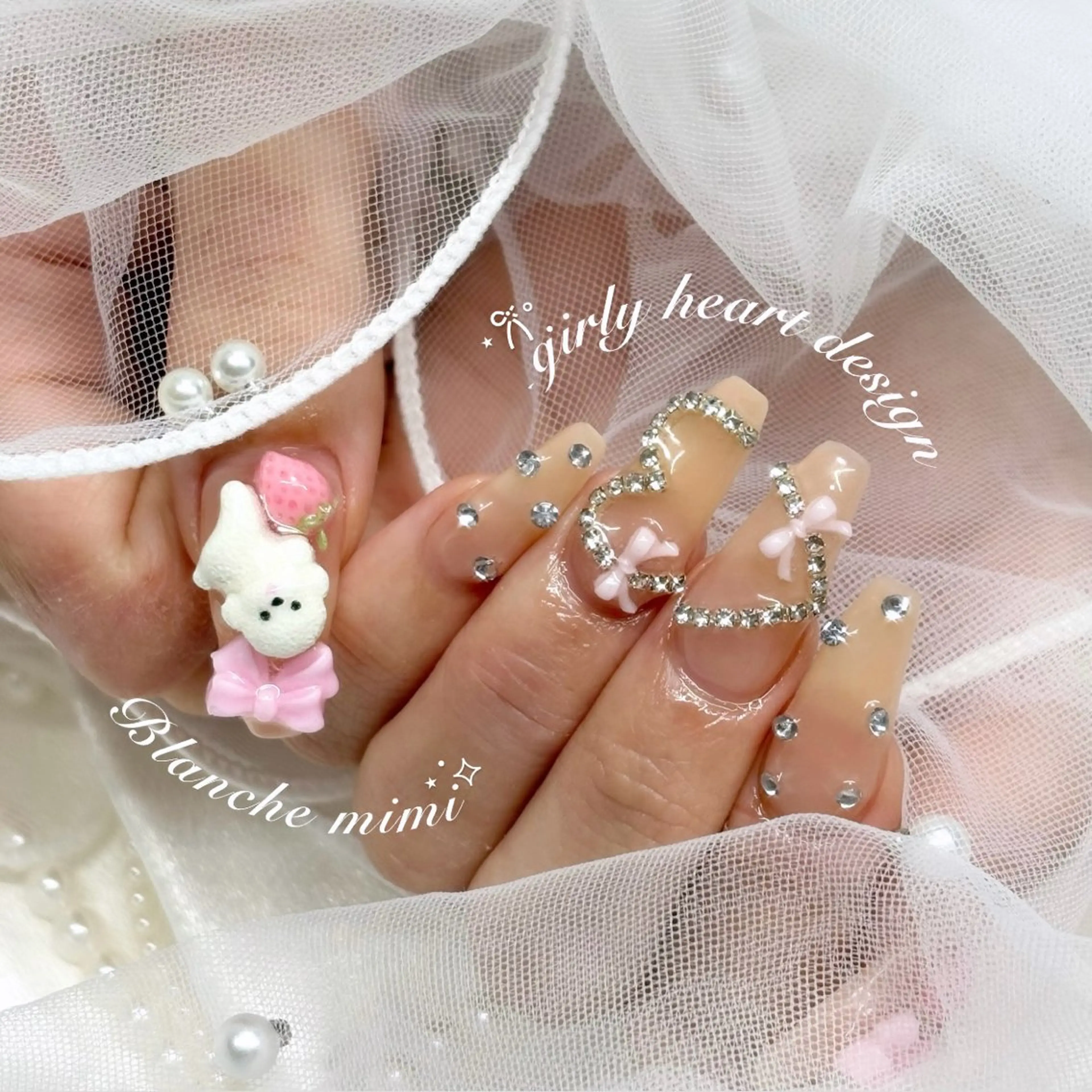 ネイル ハンドネイル Blanche mimi.u_aのネイルデザイン