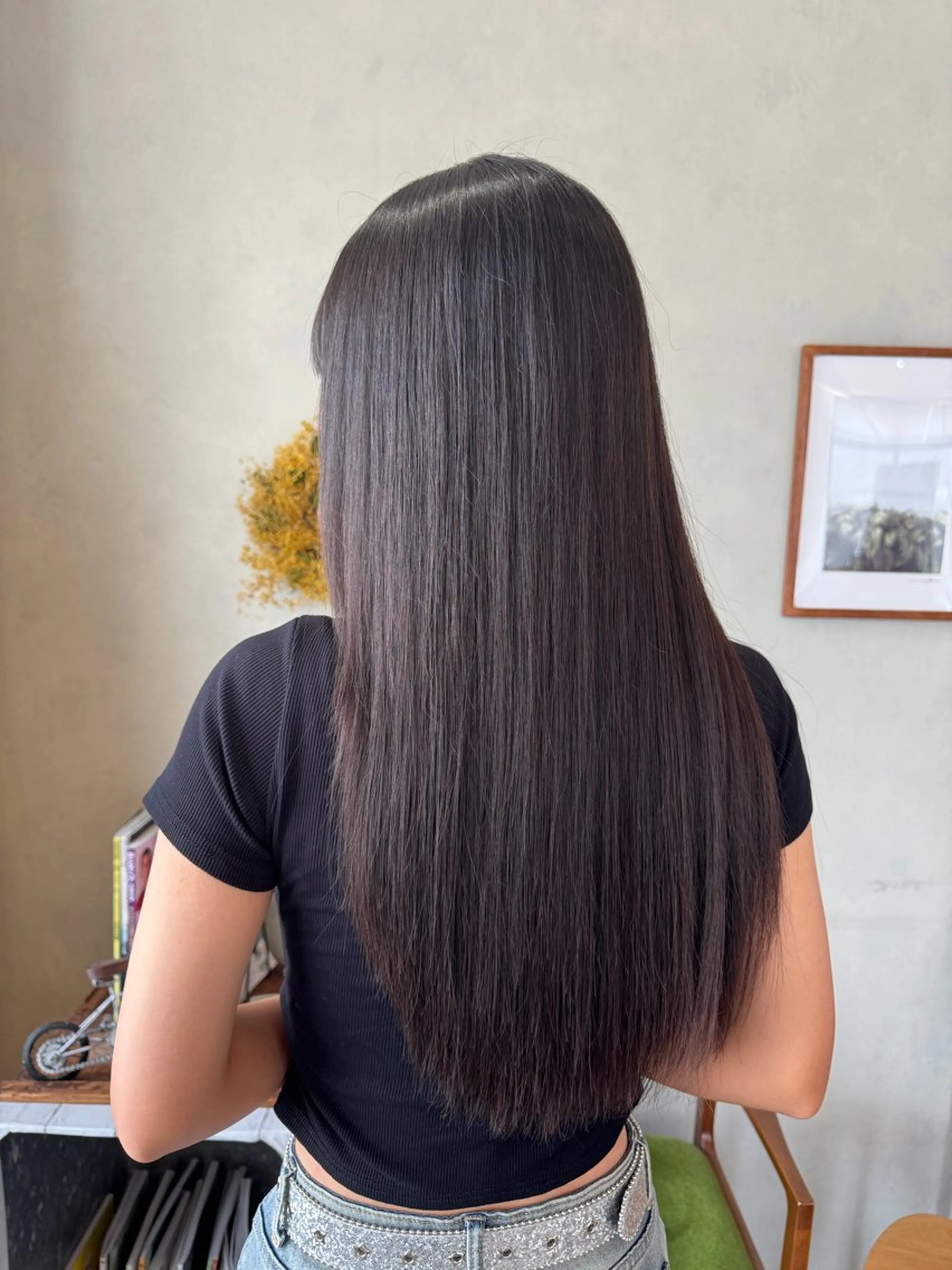 【練習モデル】縮毛矯正+プレトリートメントの写真