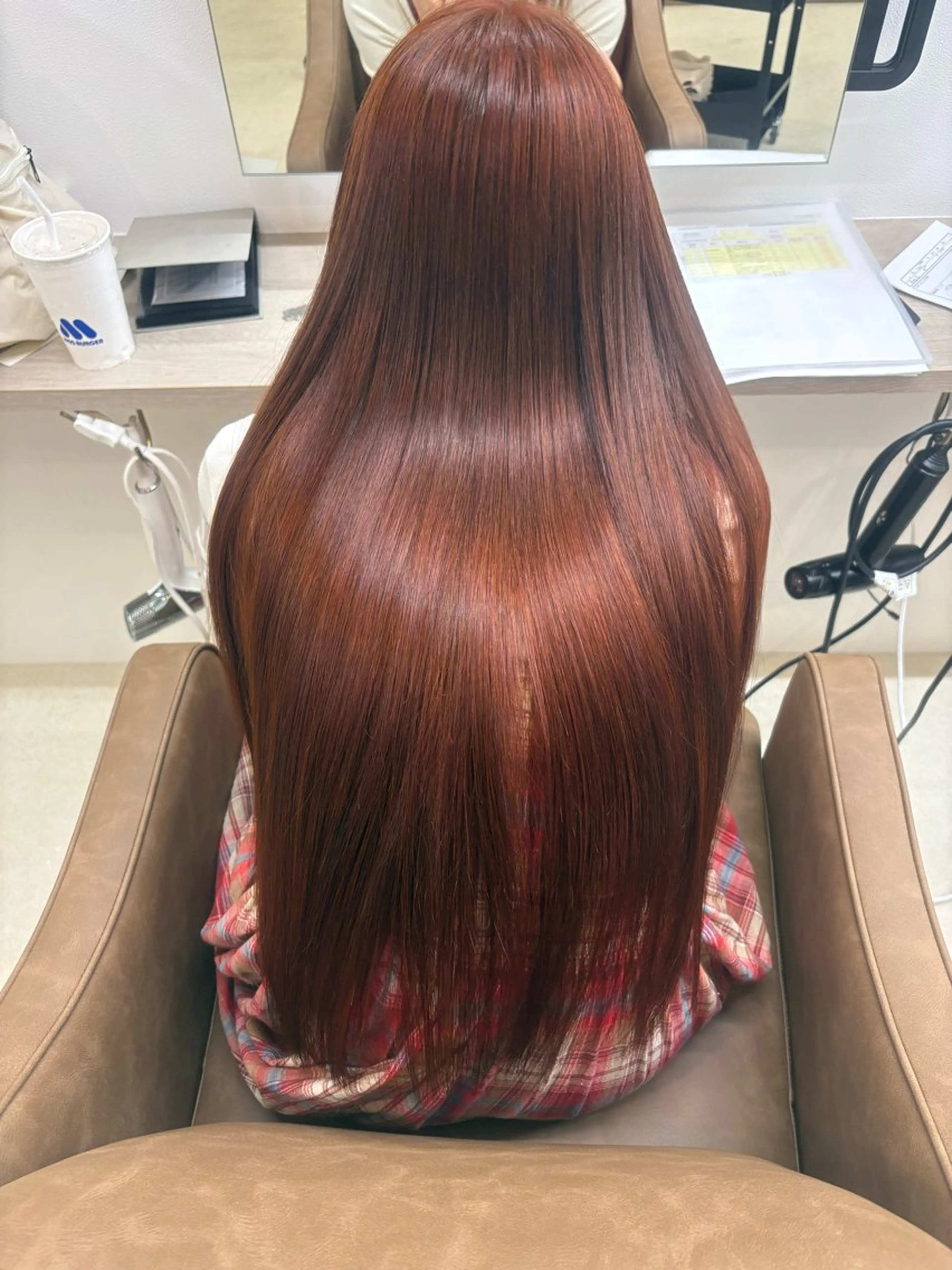 カラー ルプラボウ すぎやまみほのヘアスタイル