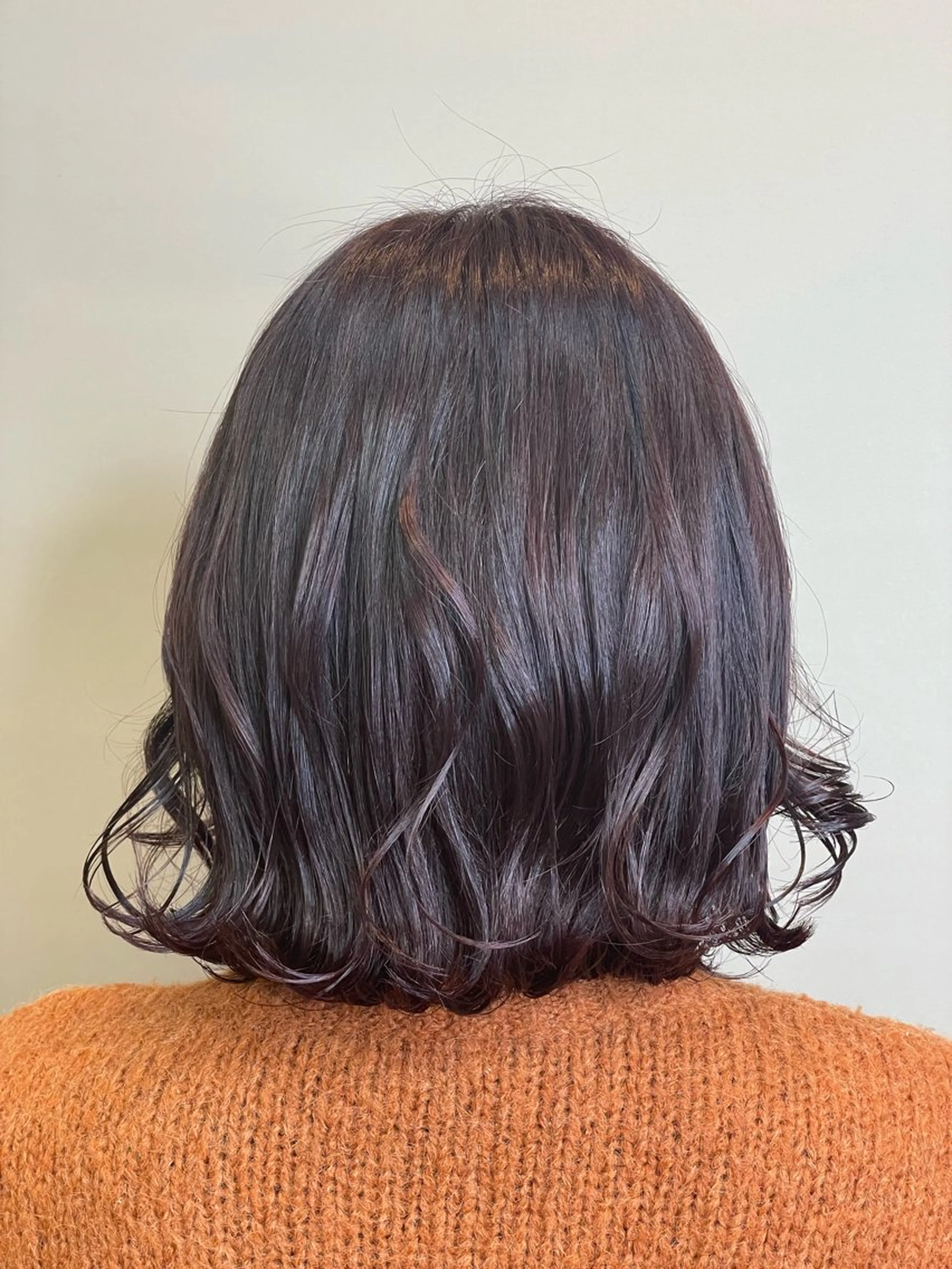 ミディアム カラー ブリーチ ラベンダーカラー ブリーチなしカラー mio ☆のヘアスタイル