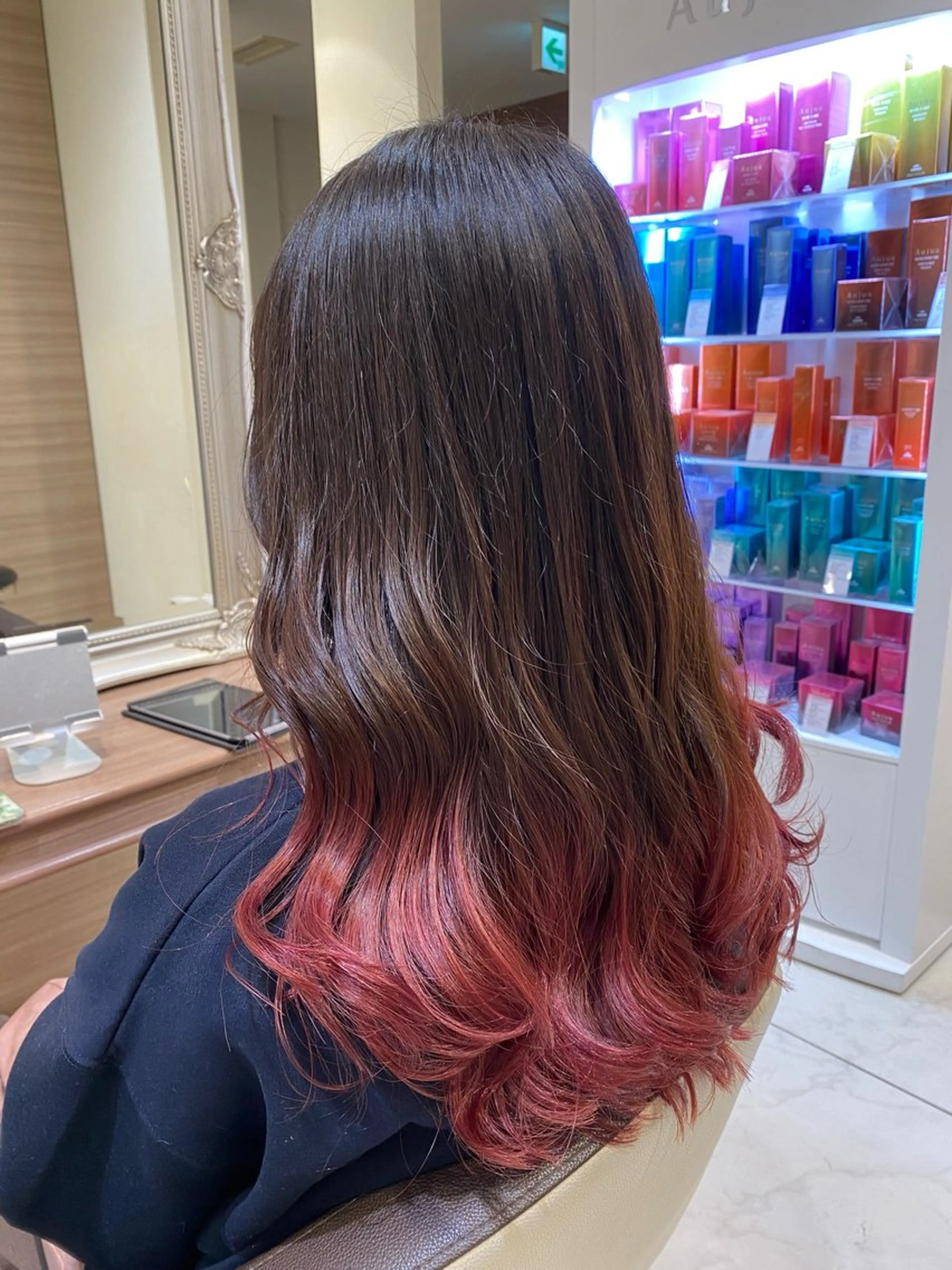 ロング カラー カット ヘアカラー トリートメント 髪質改善/ ストレート/佐藤健人のヘアスタイル