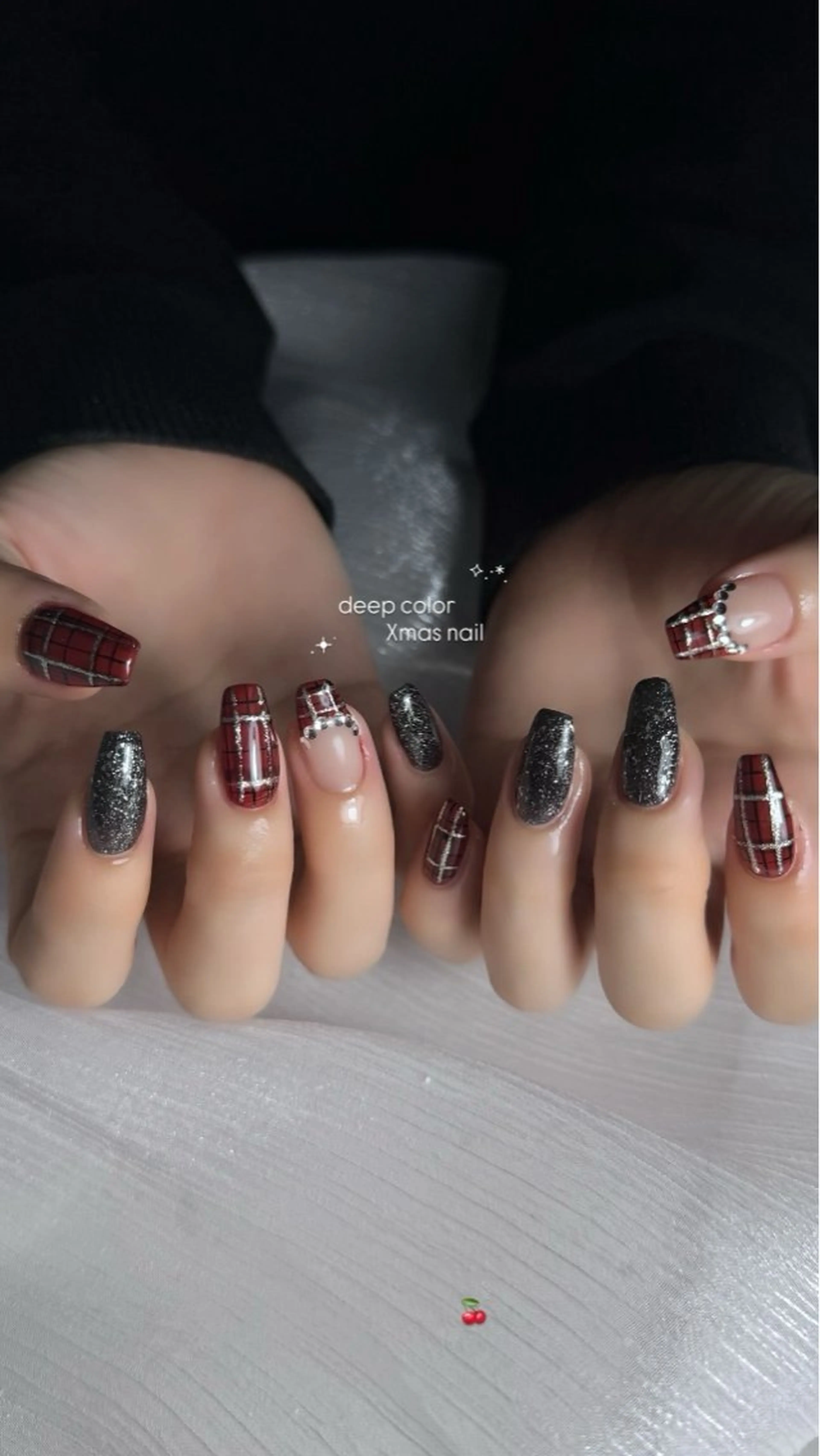 ネイル フレンチネイル 韓国ネイル マグネットネイル メンズネイル ニュアンスネイル ハンドネイル GRANDE大須 Cecil💜のネイルデザイン