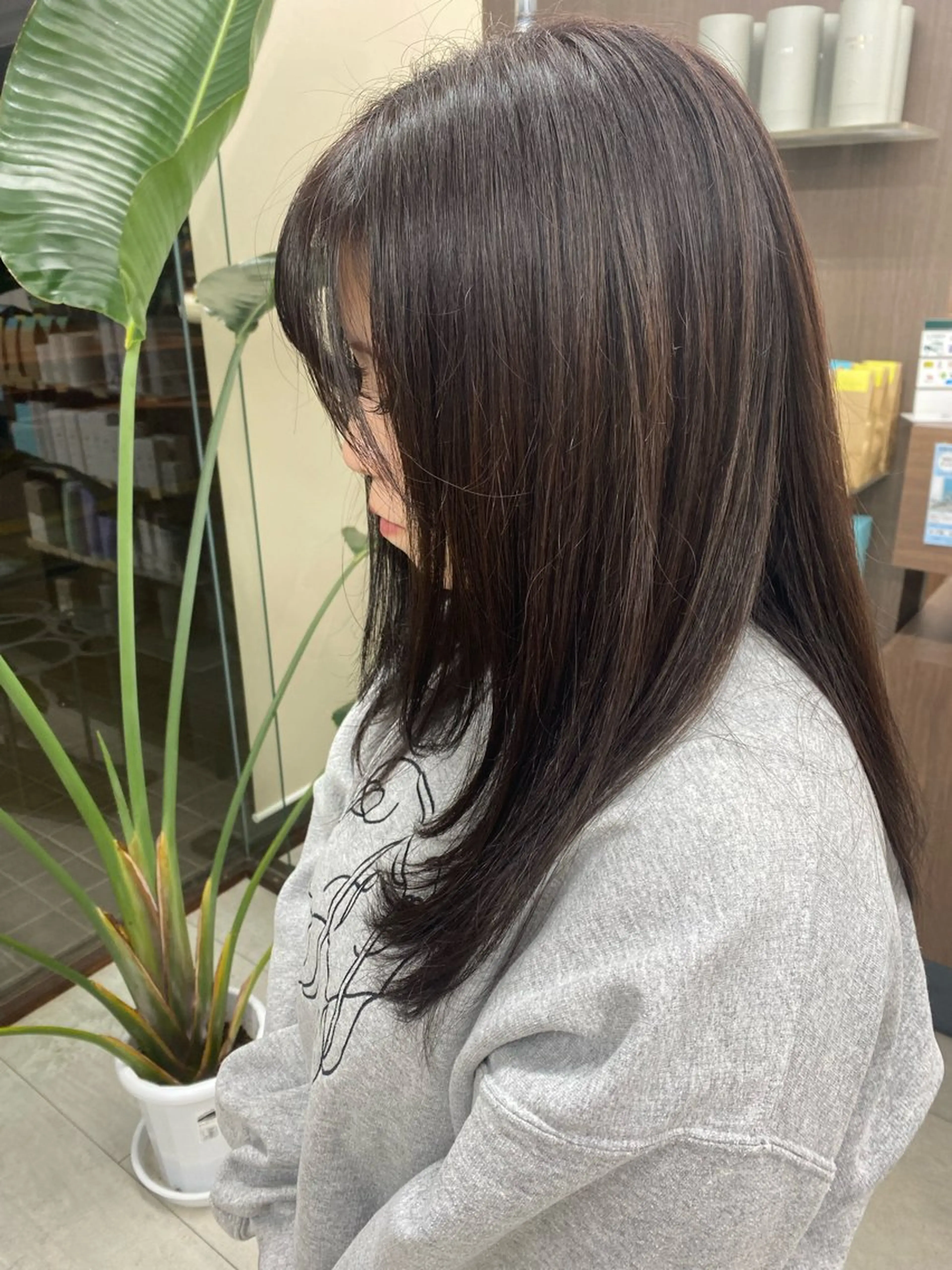 セミロング ヘアカラー トリートメント 月野涼風 /レイヤーカットのその他イメージ