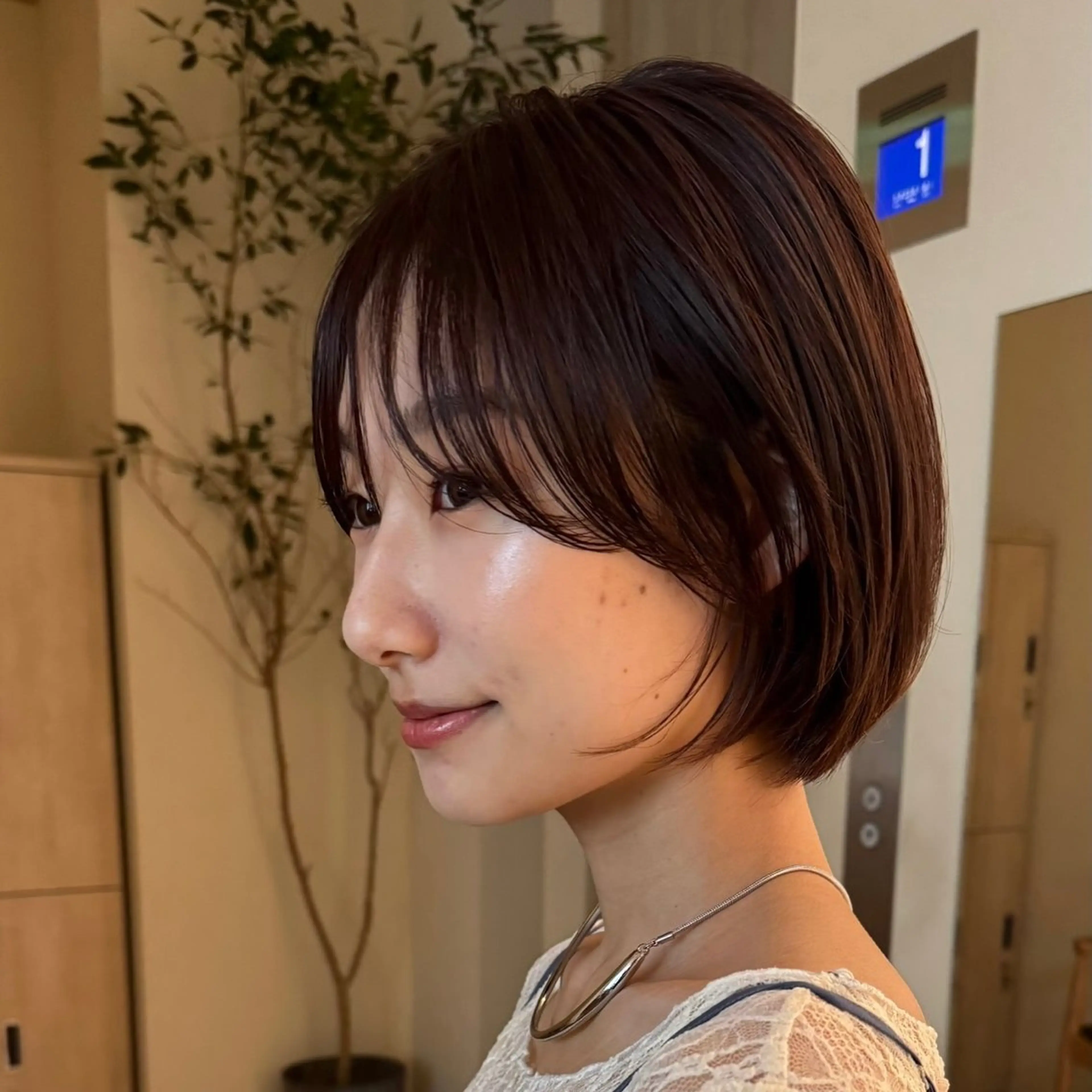 ショート 丸みボブ/ショート /大山杏奈🌙のヘアスタイル