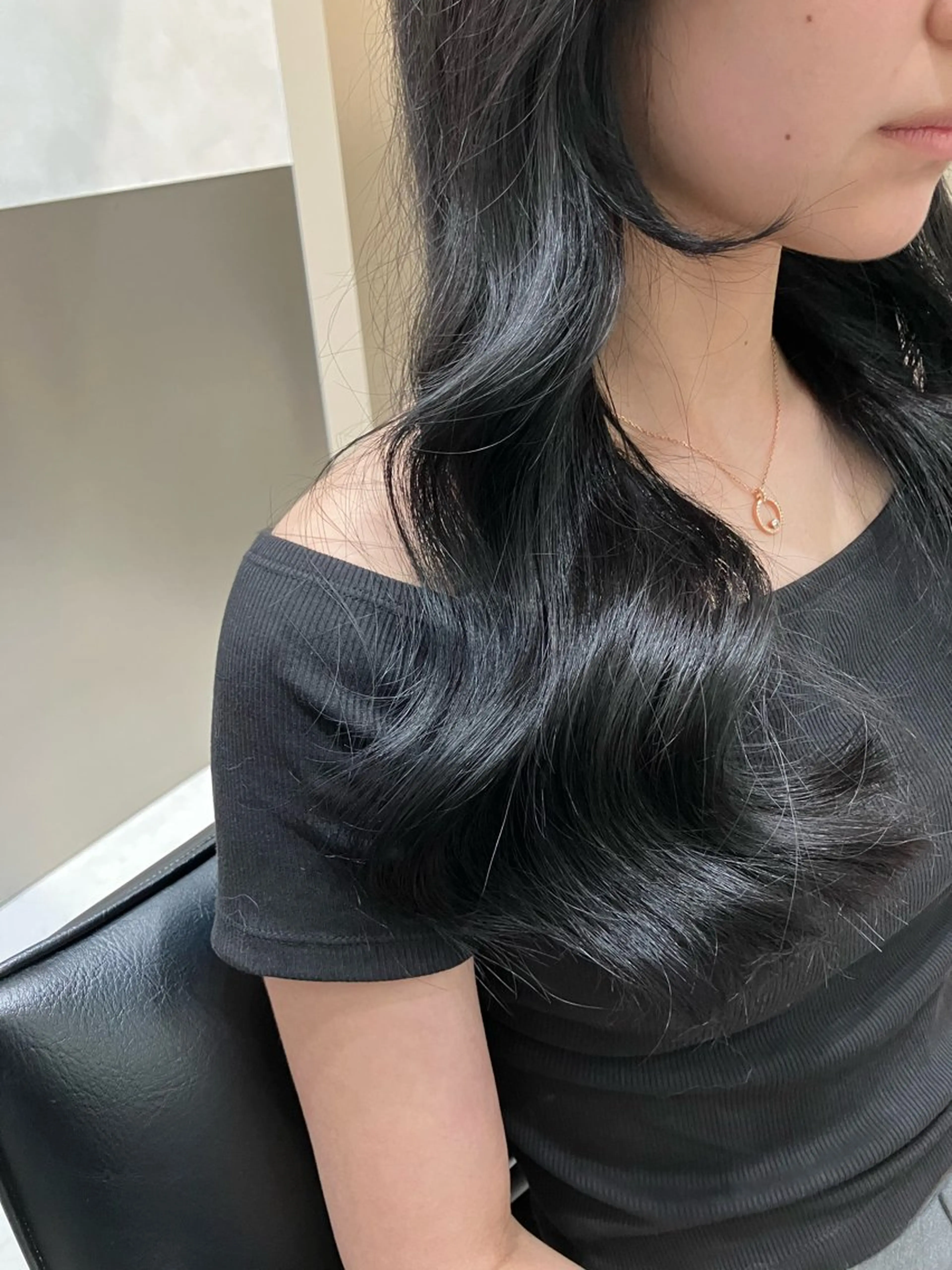 ロング カラー カット ヘアカラー トリートメント 💖ブリーチなし透明 感💖ASAHIのヘアスタイル