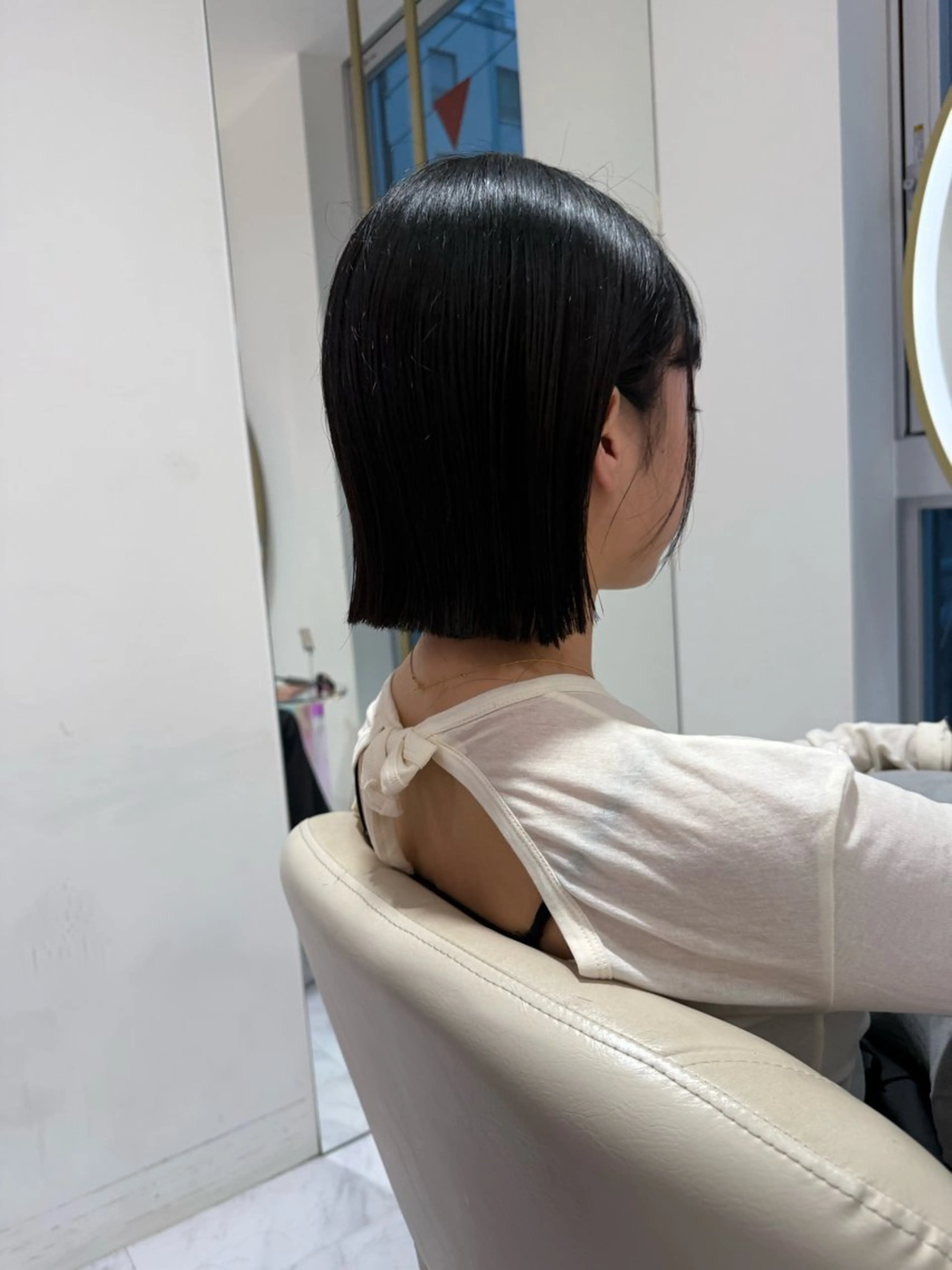 ショート カラー カット 縮毛矯正 🌟TOSHI/透明 感カラー/ショートのヘアスタイル