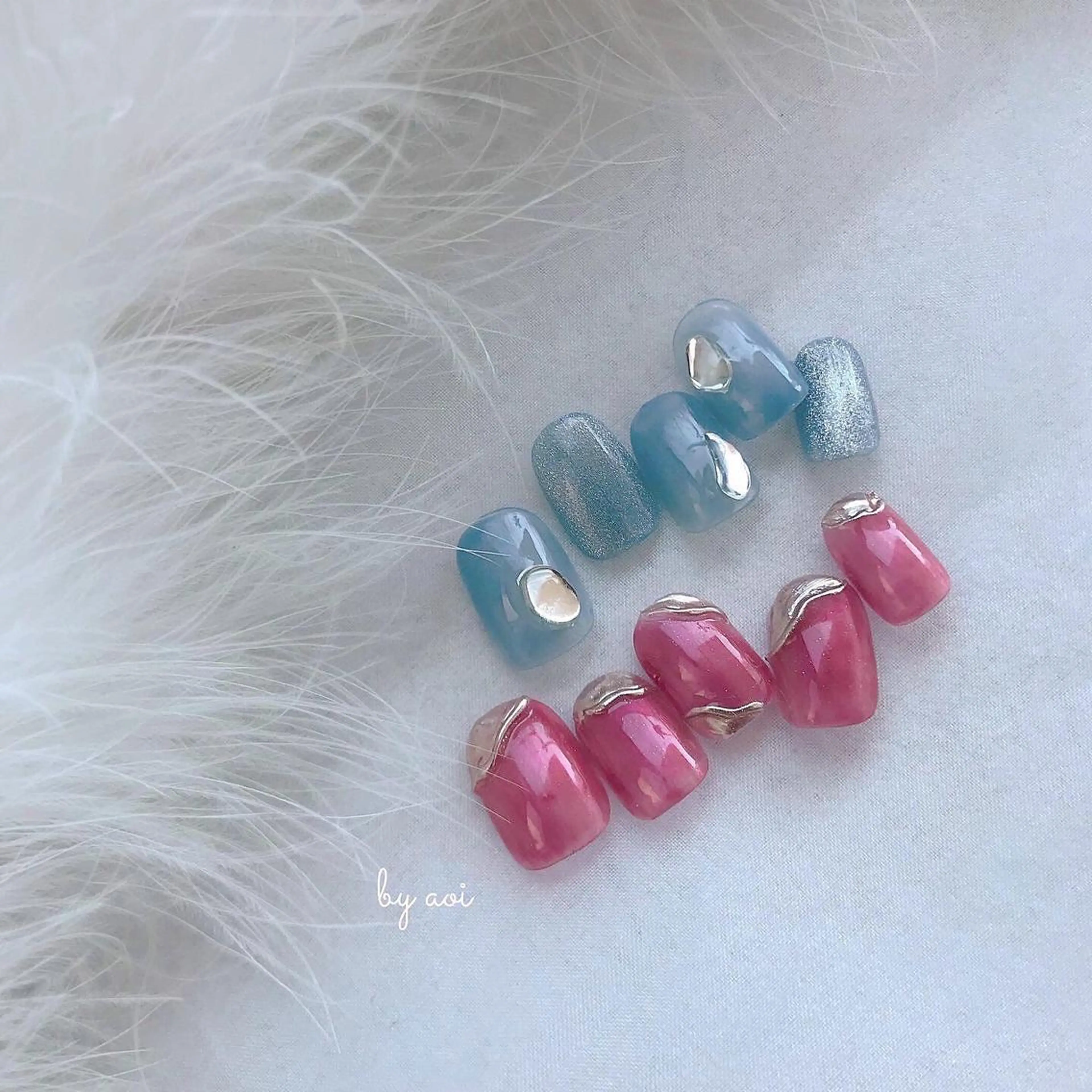 ネイル マグネットネイル ハンドネイル フットネイル Utopia nail_のネイルデザイン