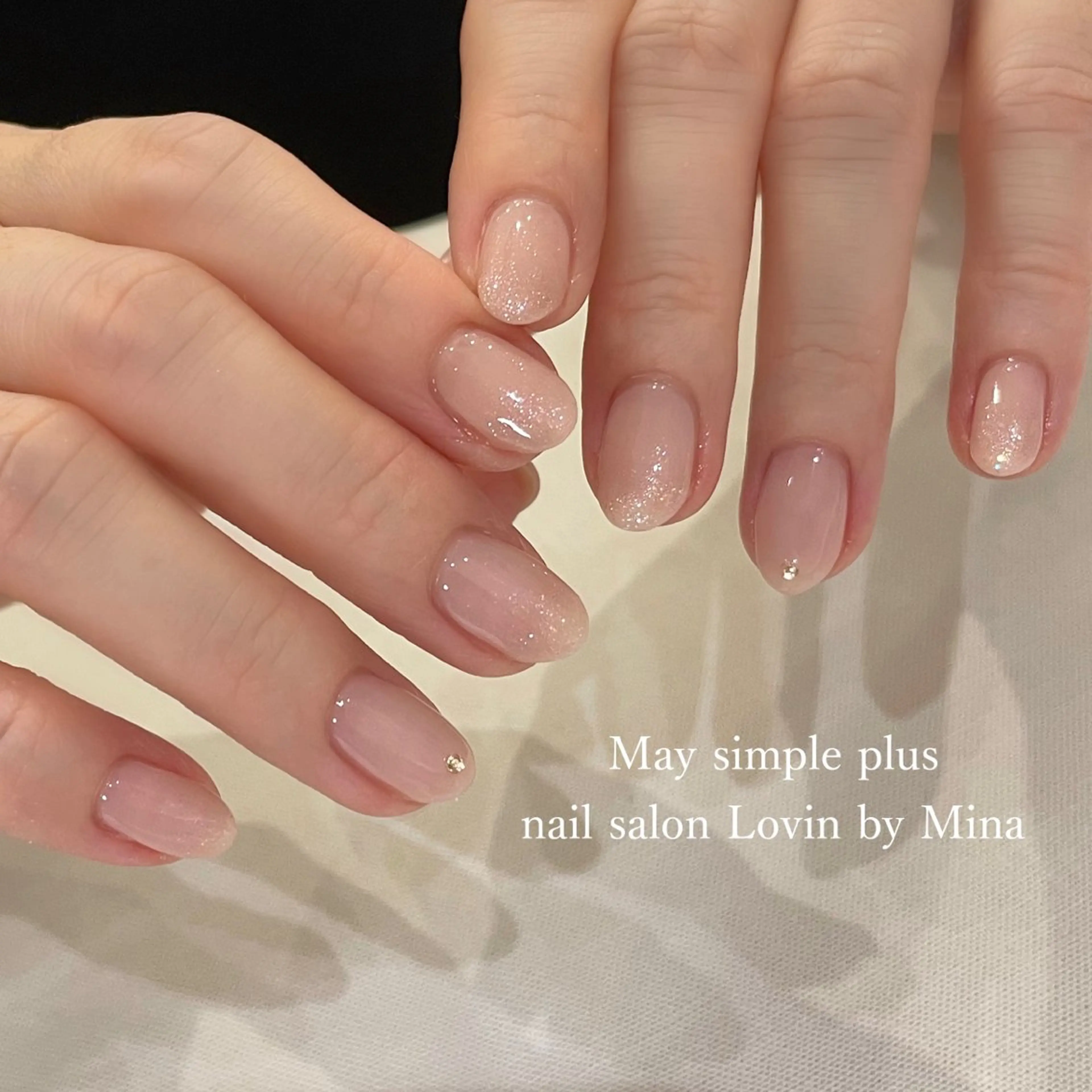 ネイル ジェルネイル マグネットネイル ニュアンスネイル オフィスネイル パラジェル パラジェル認定サロンk-two nail所属・k-two nailのネイルデザイン