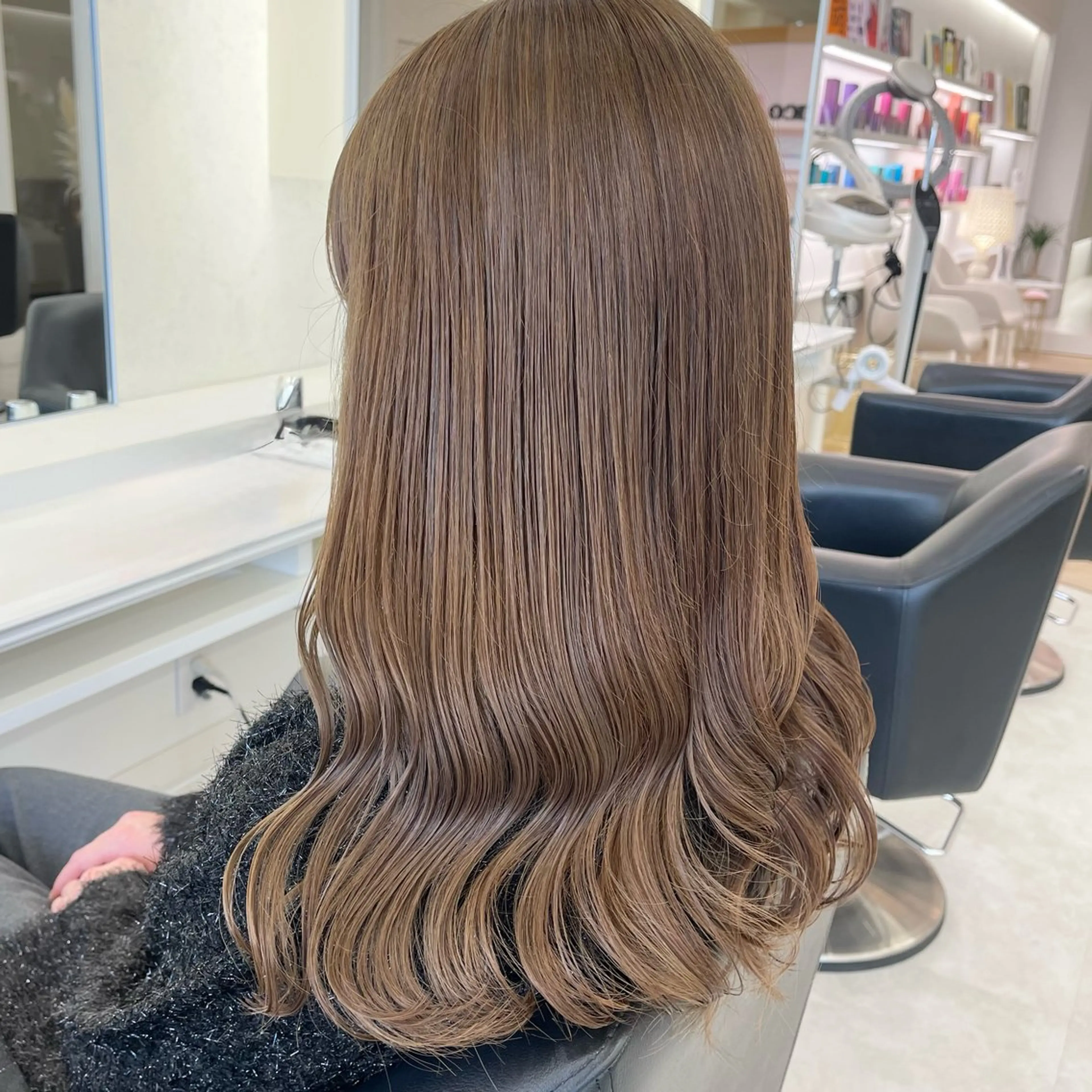 ロング カラー ヘアカラー ParveMix￤ 大賀さつき🍨🤍のヘアスタイル