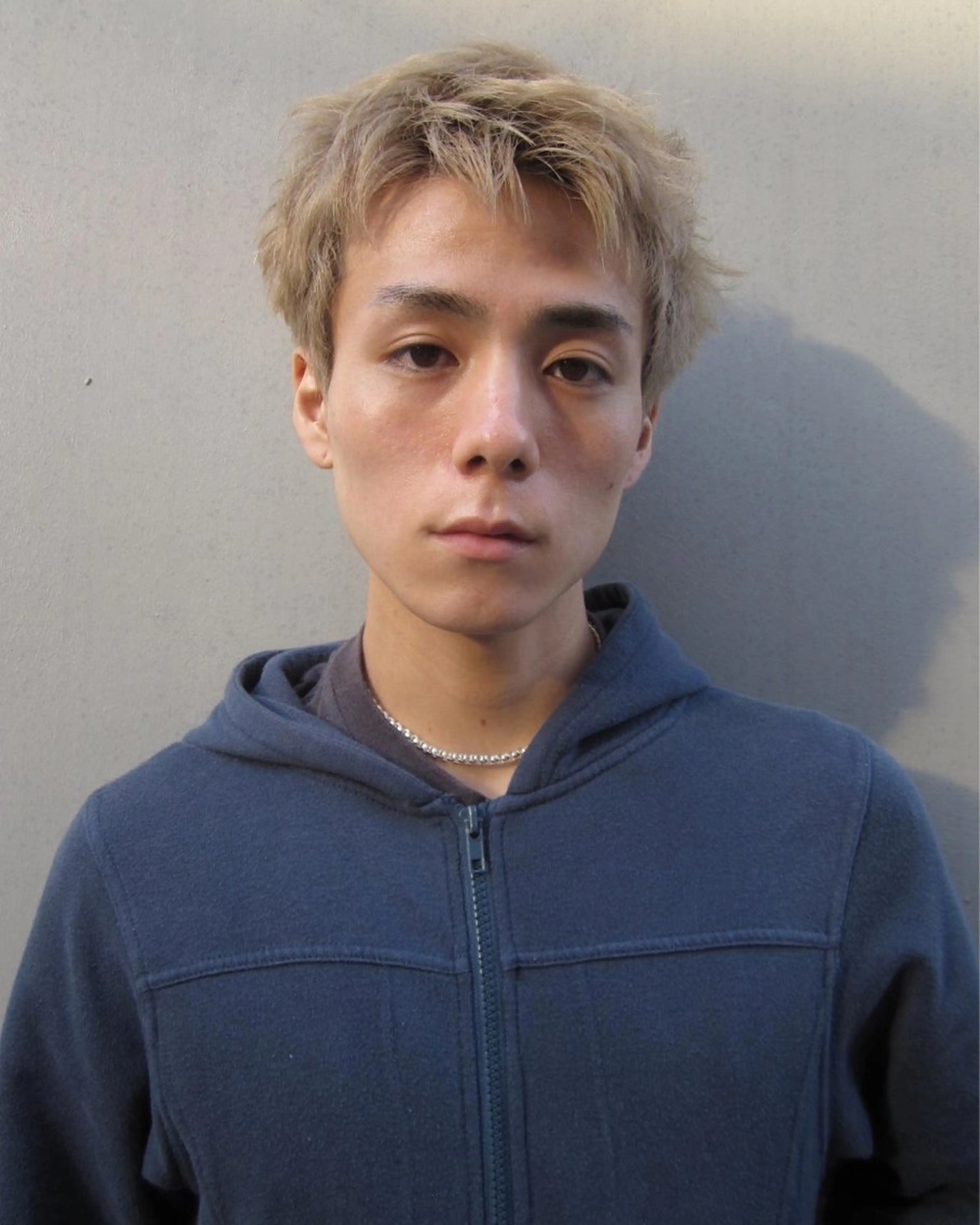 ショート カラー メンズ ブロンド ショートヘア 森田 博樹のヘアスタイル