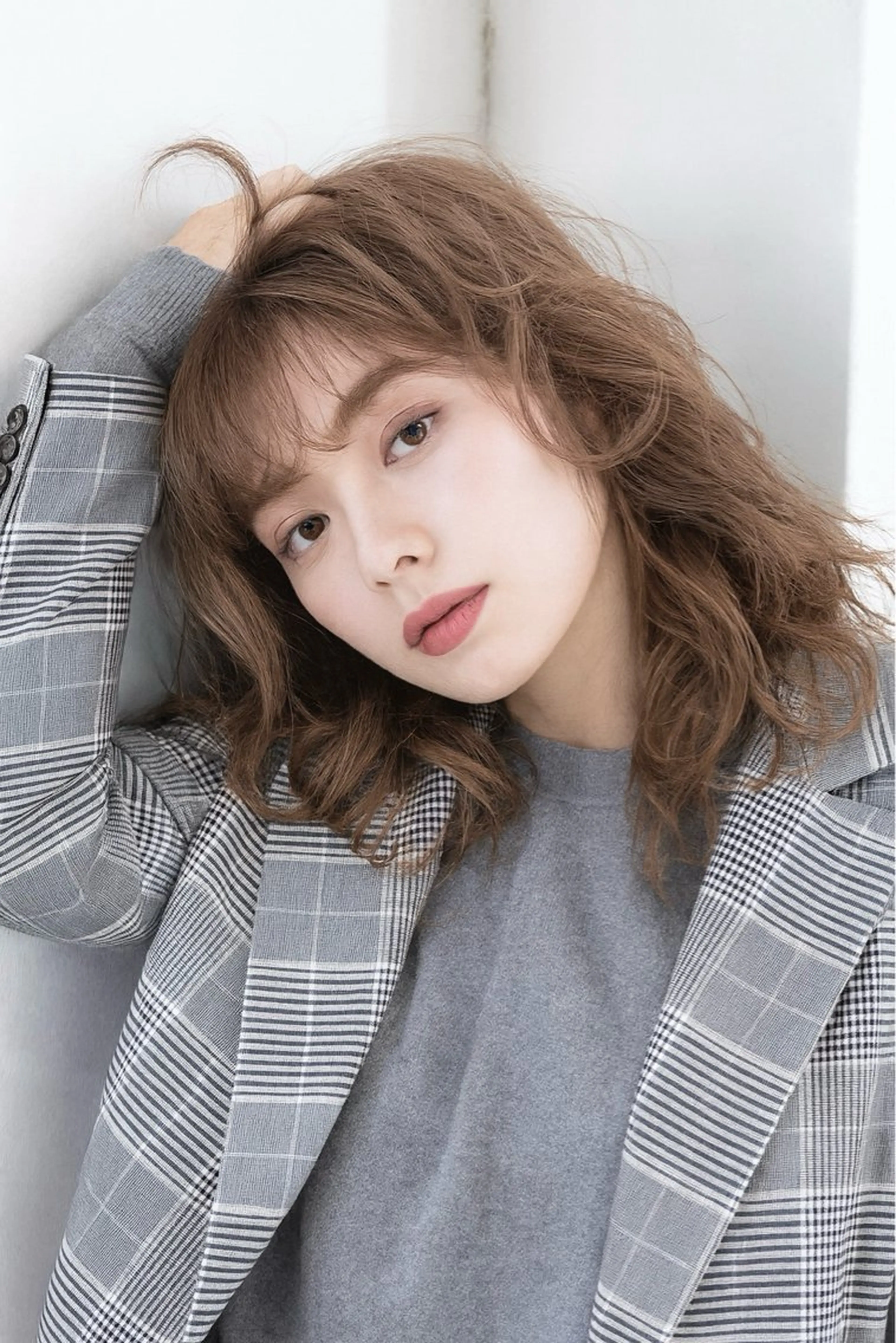 ミディアム パーマ ミディアムパーマ カット ヘアカラー パーマ トリートメント SALOWIN(サロウィン)広島並木通り所属・田村和範/似合わせ カラー/髪質改善のヘアスタイル