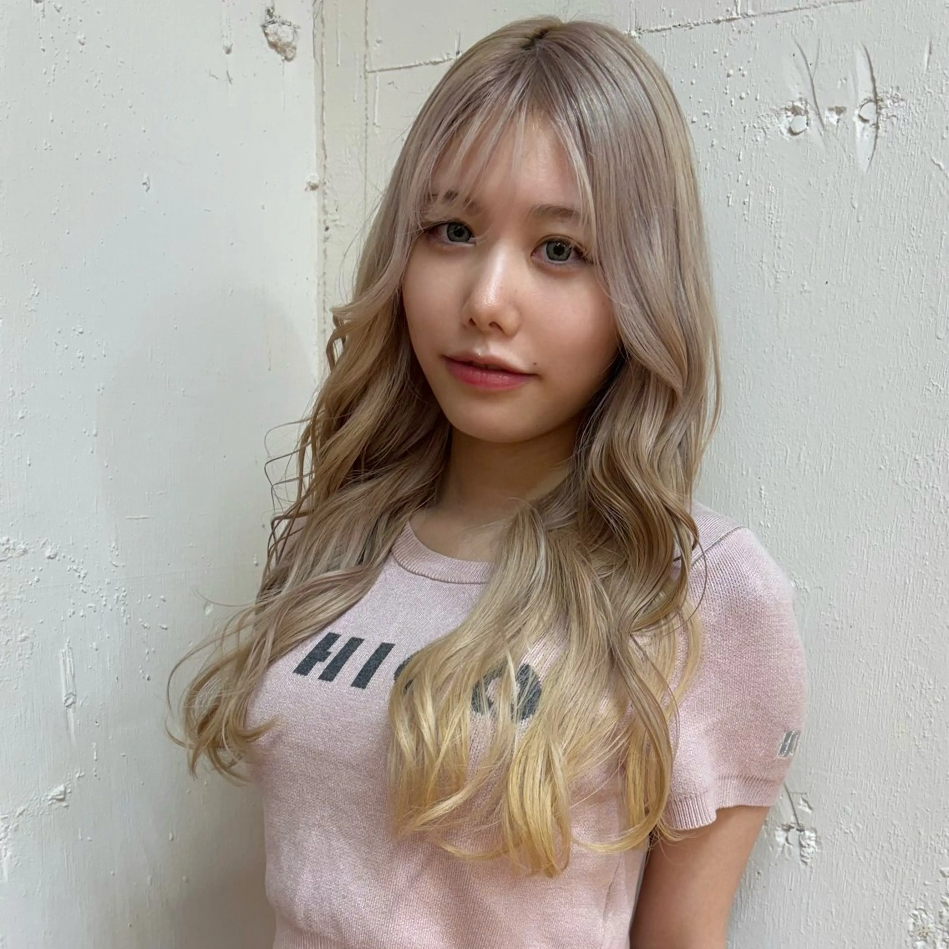 ロング ヘアカラー ハルカ/暖色カラー/ ダブルカラーのヘアスタイル