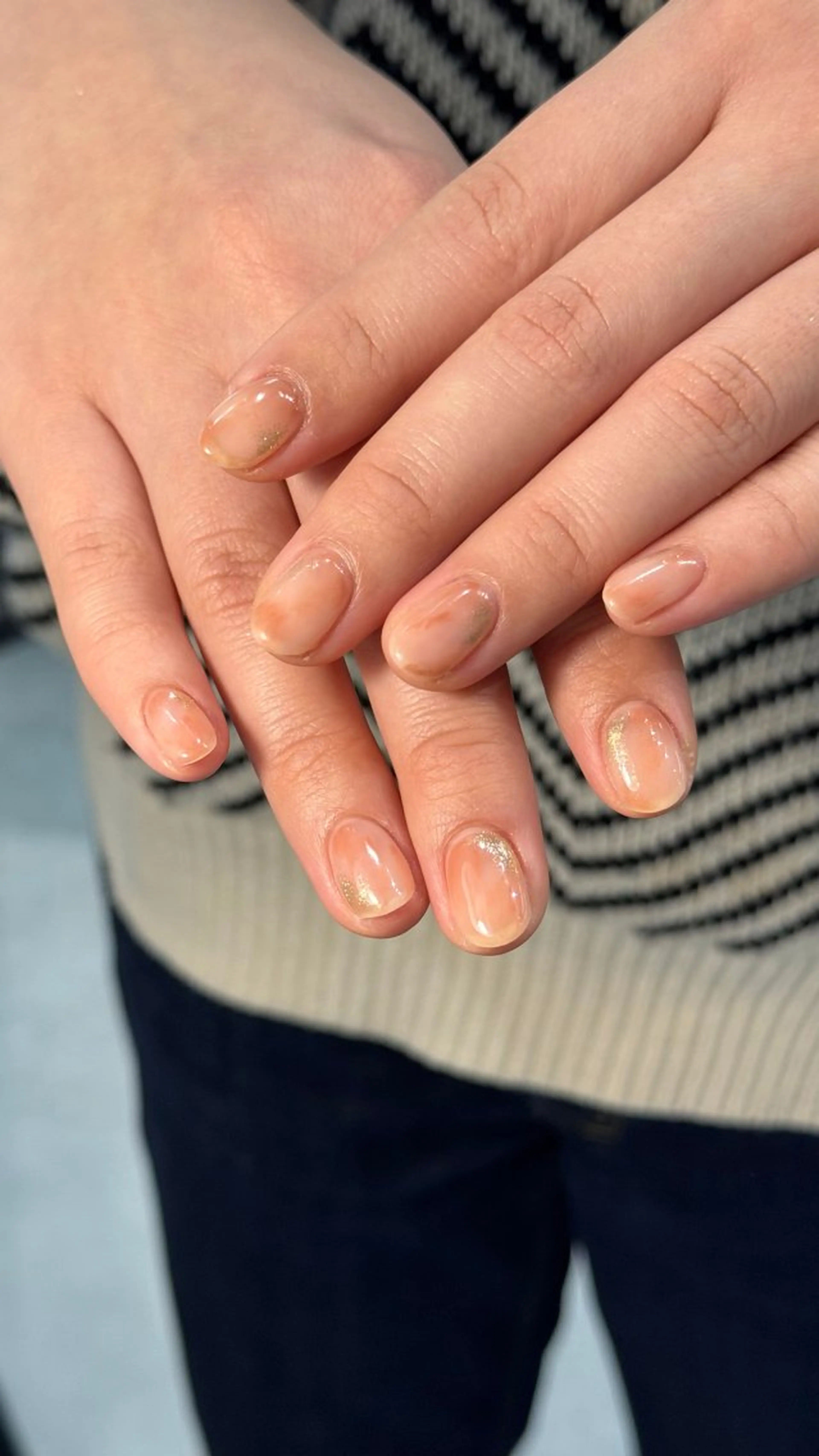 ネイル ニュアンスネイル ハンドネイル Momoka ネイリスト福岡/薬院のネイルデザイン