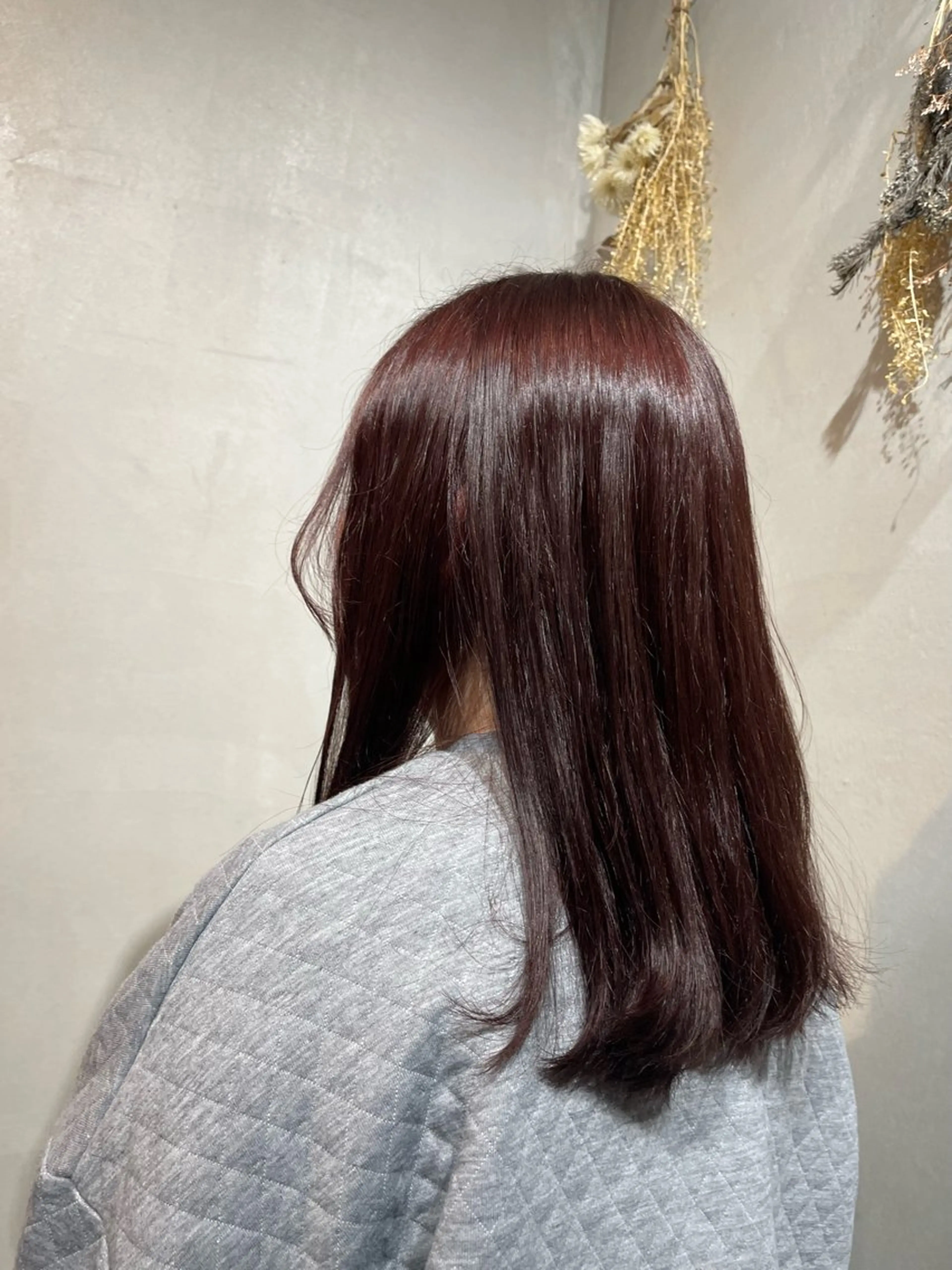 セミロング カラー ラベンダーカラー ピンクカラー ピンクラベンダー Canon/ インナーカラー/小倉のヘアスタイル