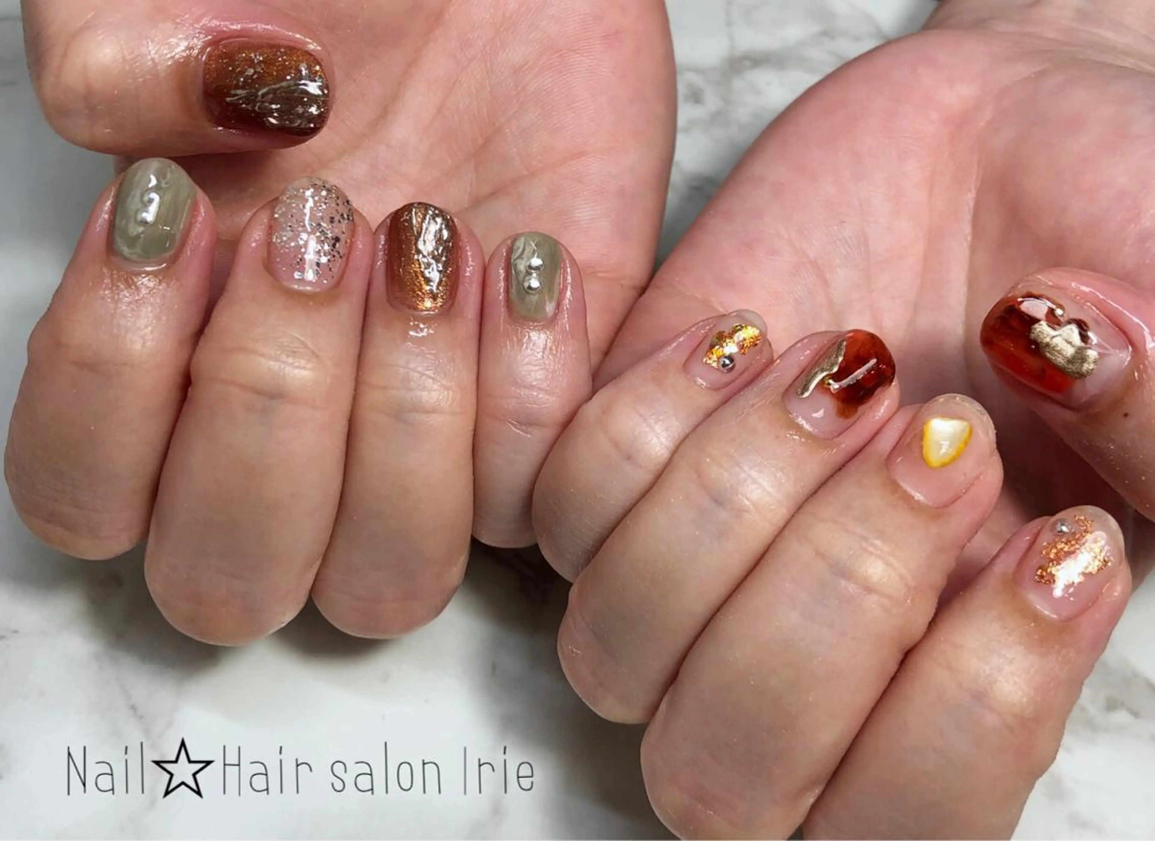 ネイル Hair salon Irie所属・與儀 知佳のネイルデザイン