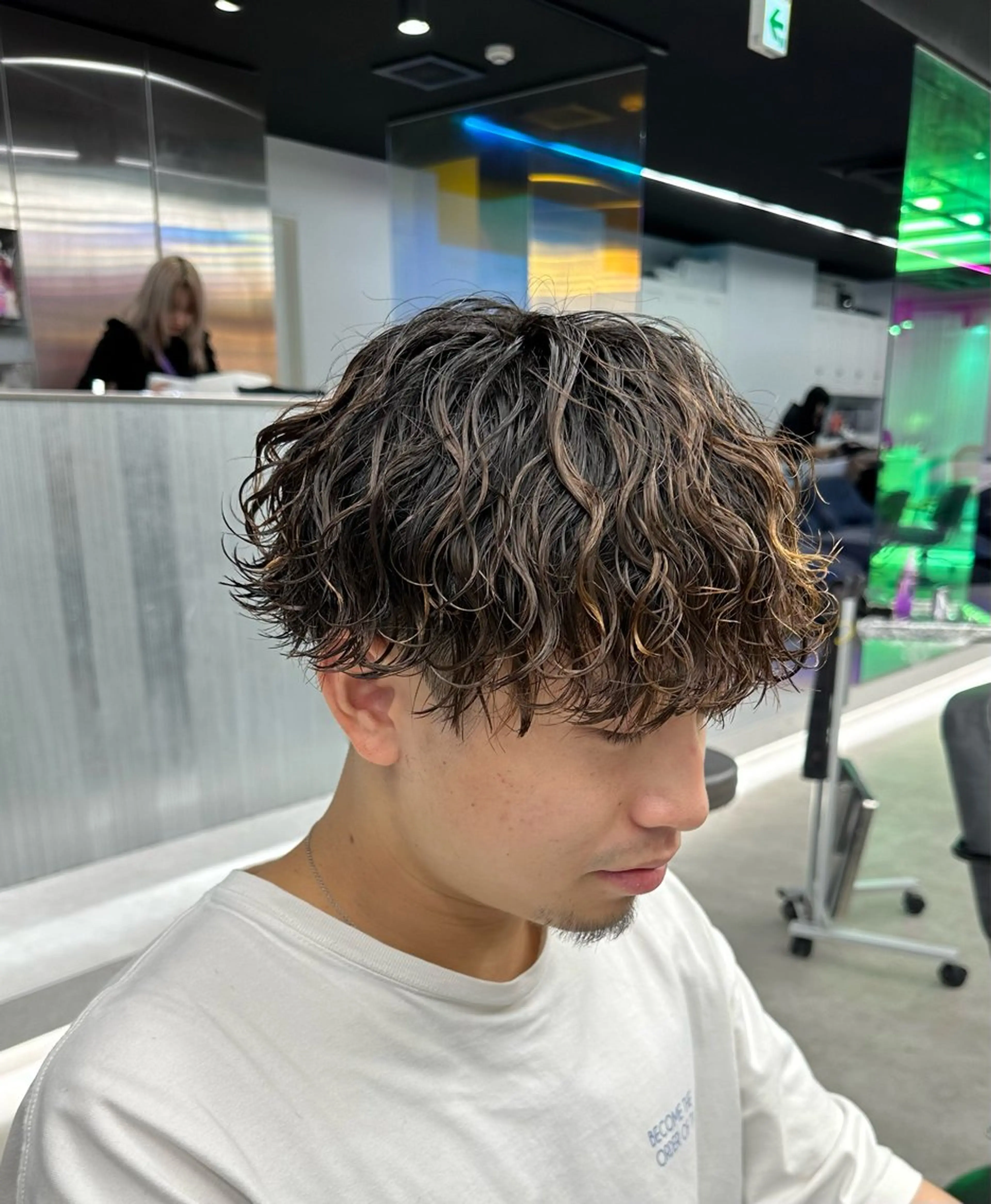 パーマ メンズ カット パーマ 【圧倒的センス】 まる/メンズカラーのヘアスタイル