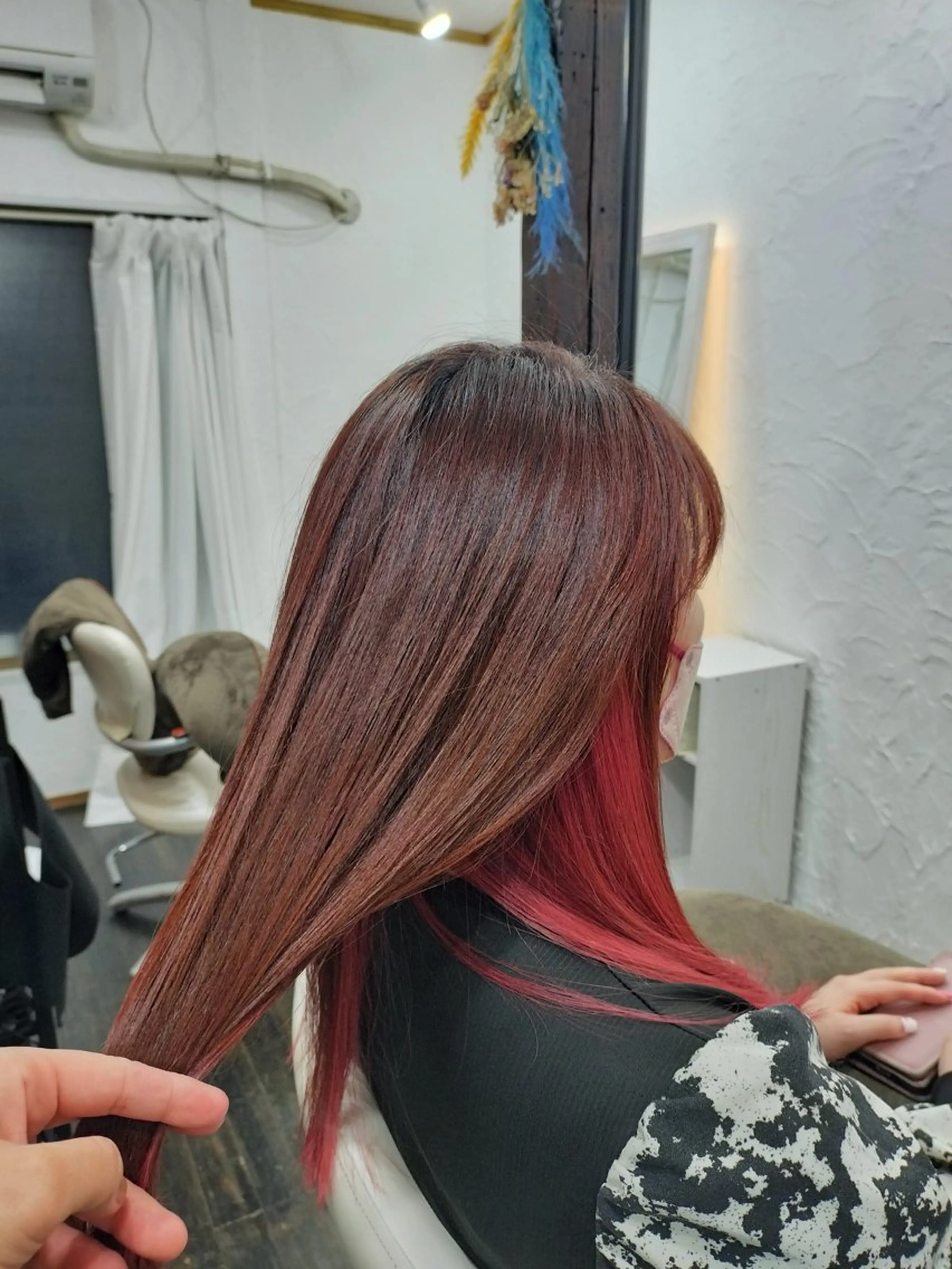 ロング カラー hair&make yurau所属・古民家サロン/みうら あや\マンツーマンのヘアスタイル