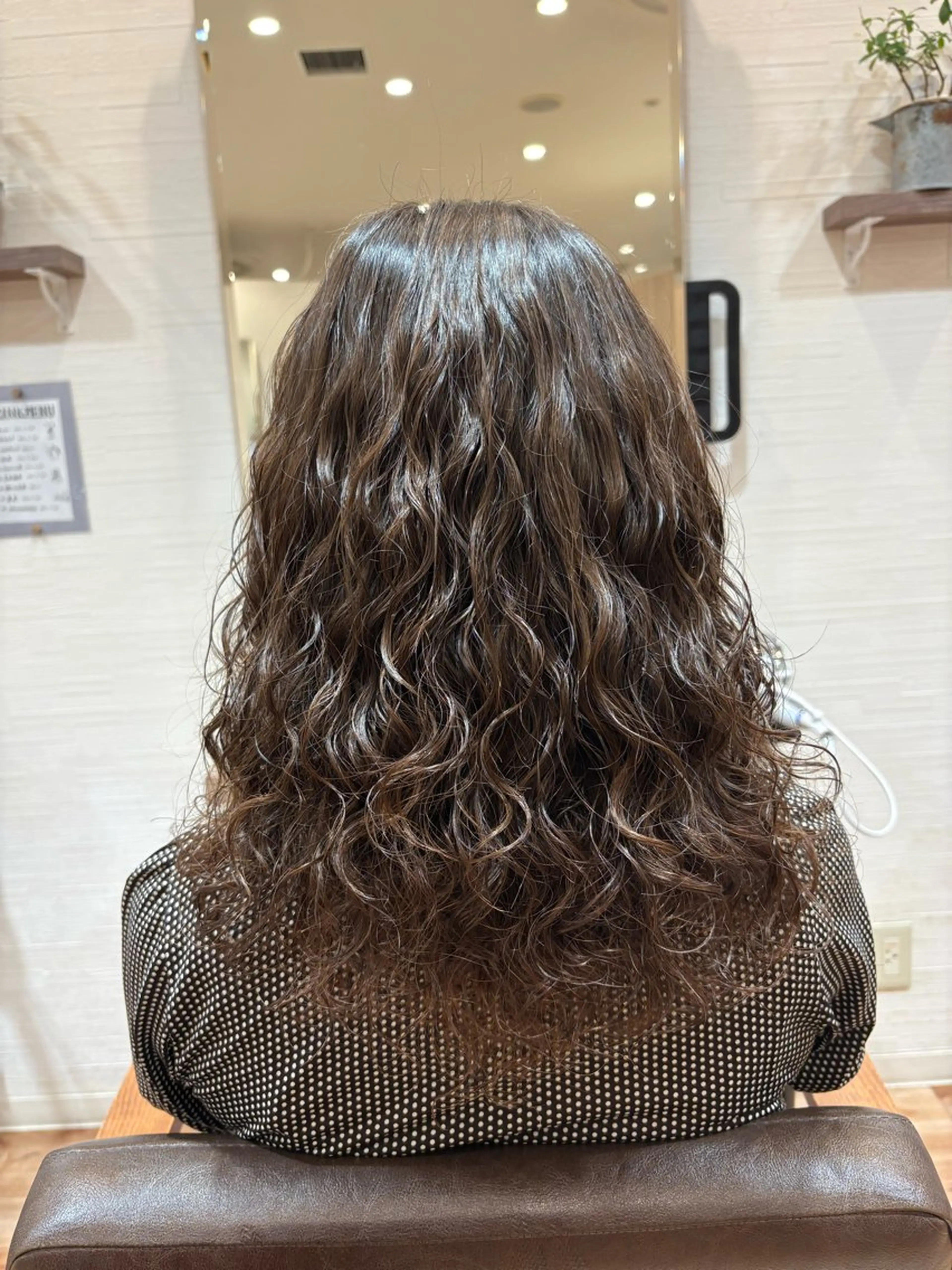ロング カット パーマ ゆうな VISAGE dioのヘアスタイル