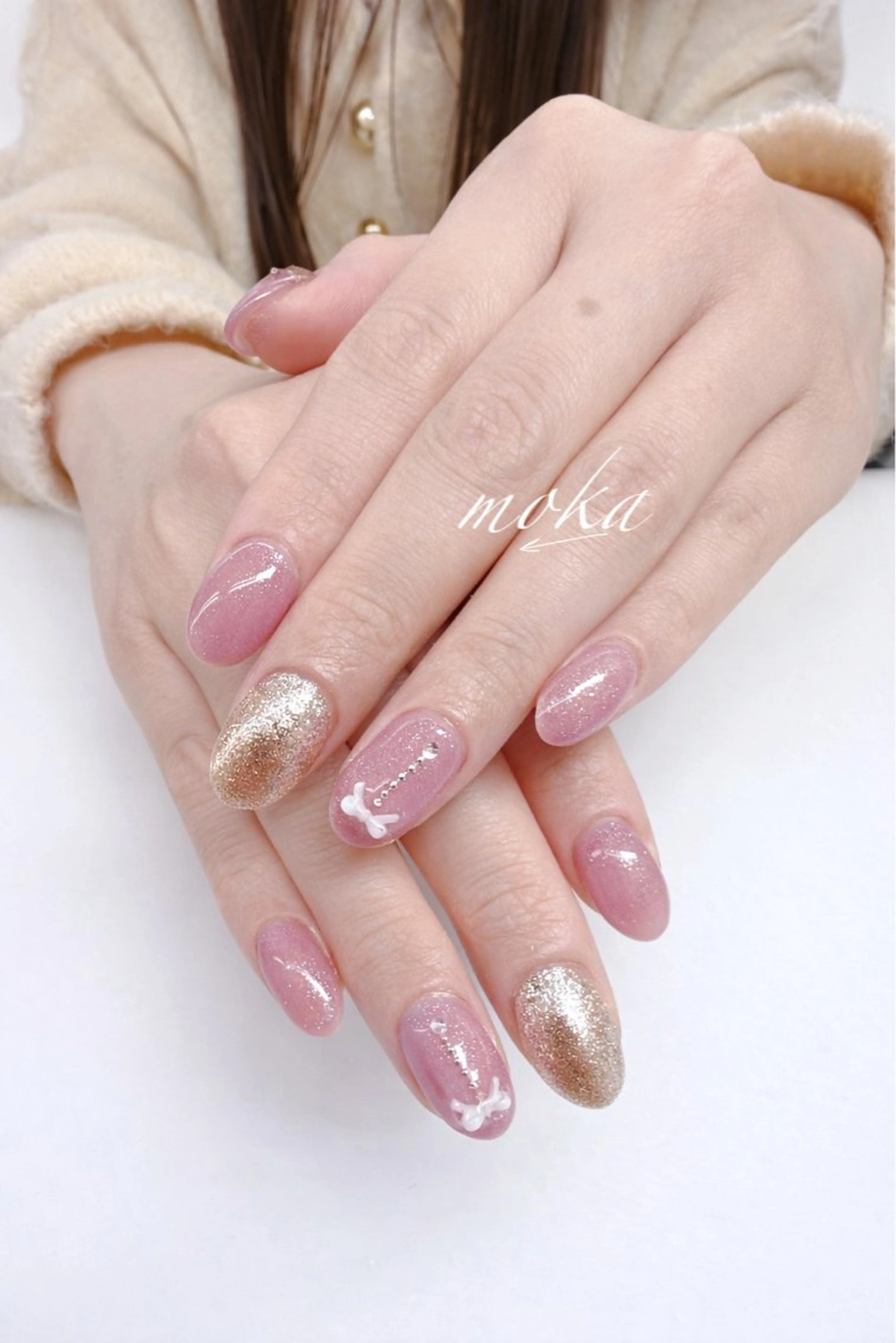 ネイル ハンドネイル ハンドケア 胡蝶蘭レディースサロ ンNailMOKAのネイルデザイン