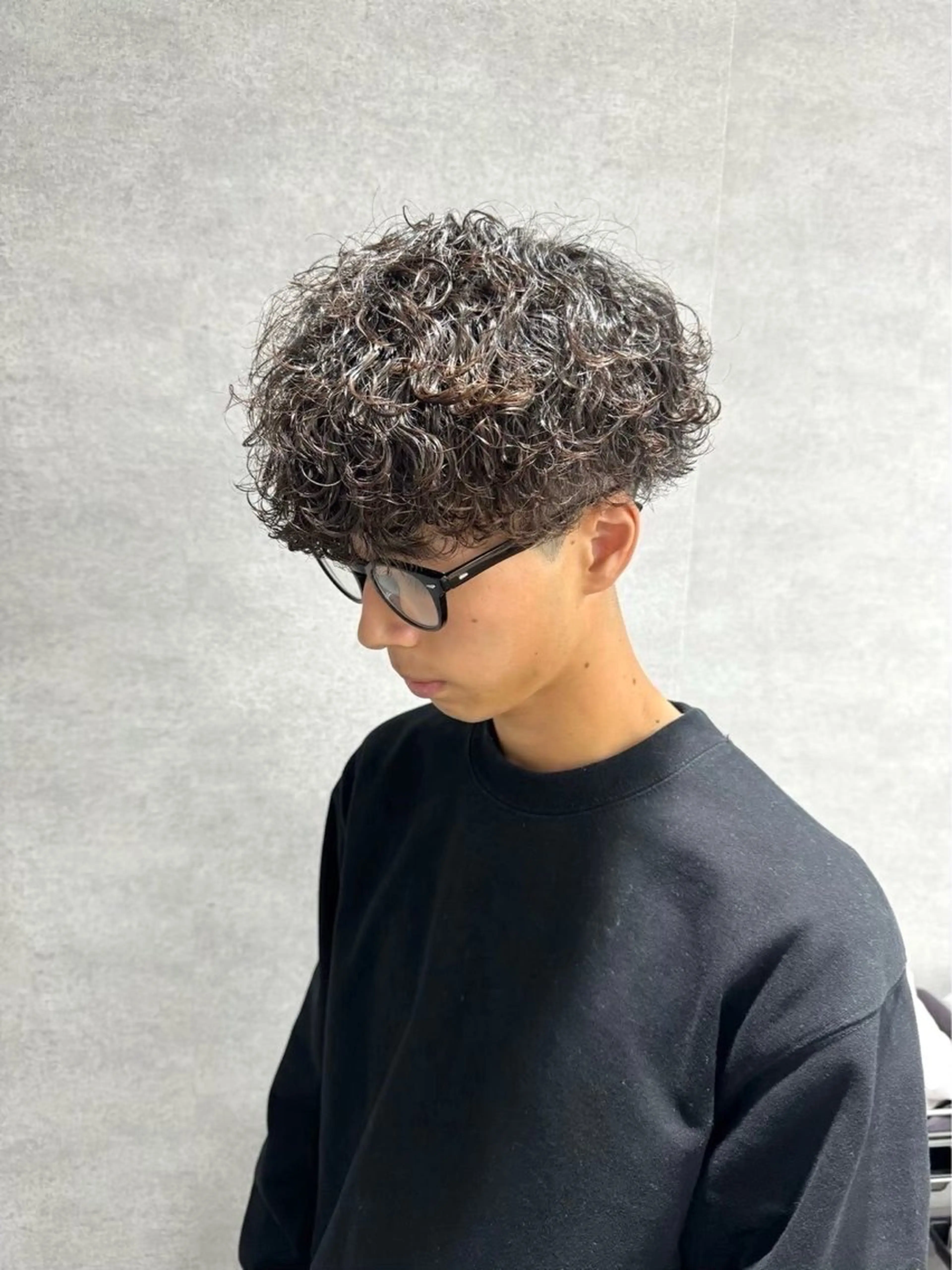 パーマ メンズ 渋谷サーフカール アメカジ美容師のヘアスタイル