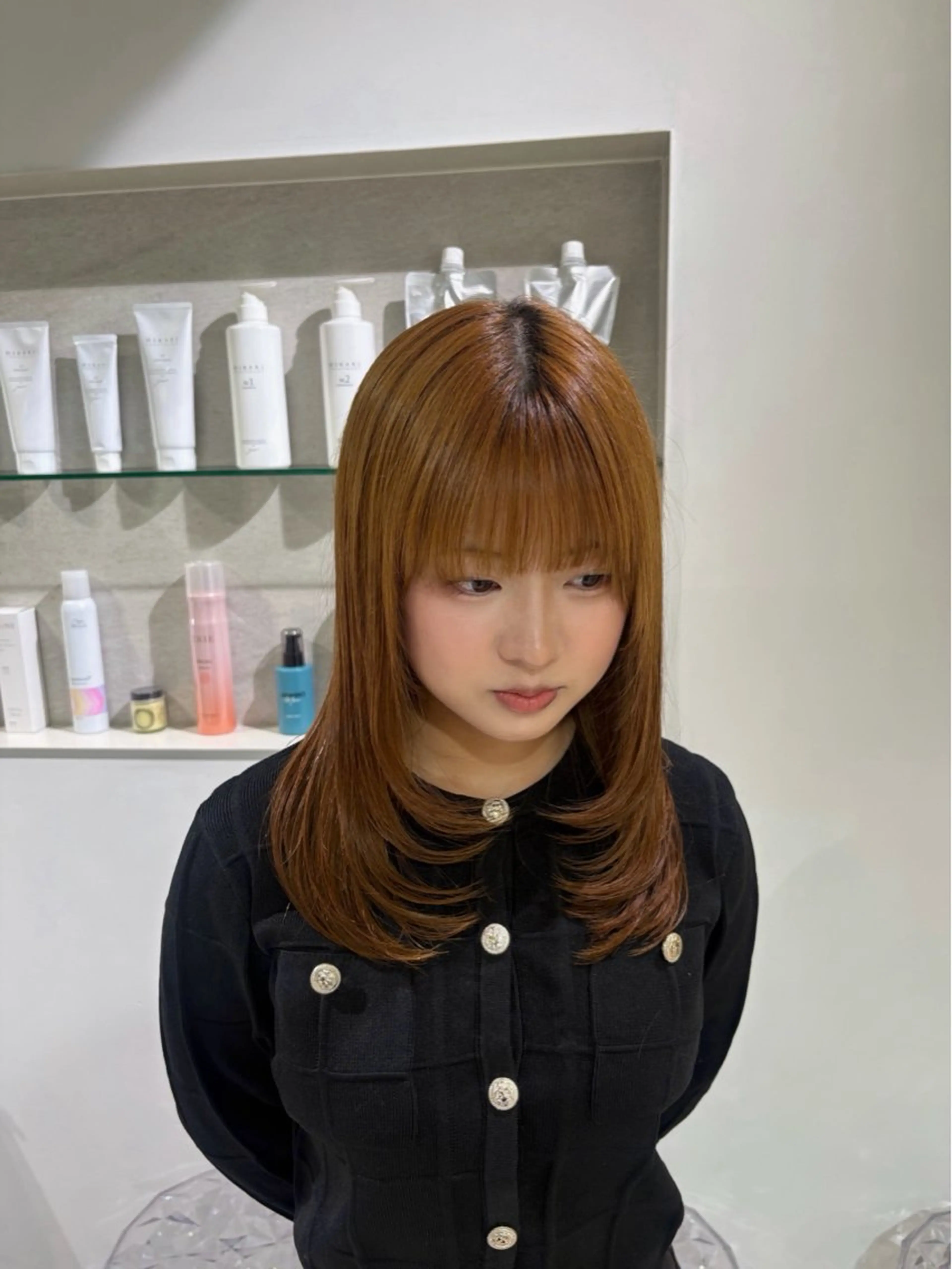 セミロング カット トリートメント ヘッドスパ 【ボブ・ショート】 ／ おおの かい🫟のヘアスタイル