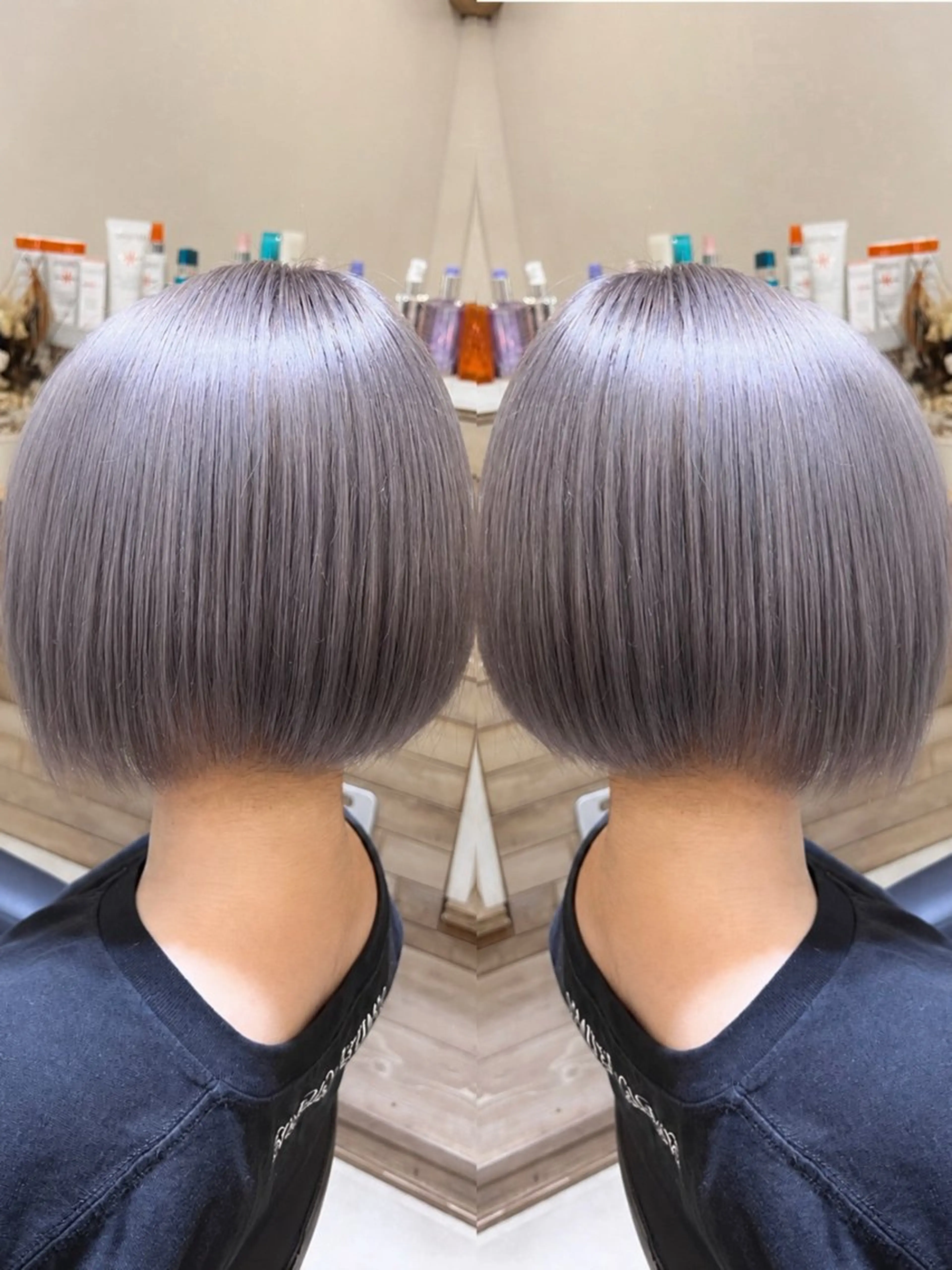 ショート カラー ブリーチ ヘアカラー C'LD Hair トモヤのヘアスタイル