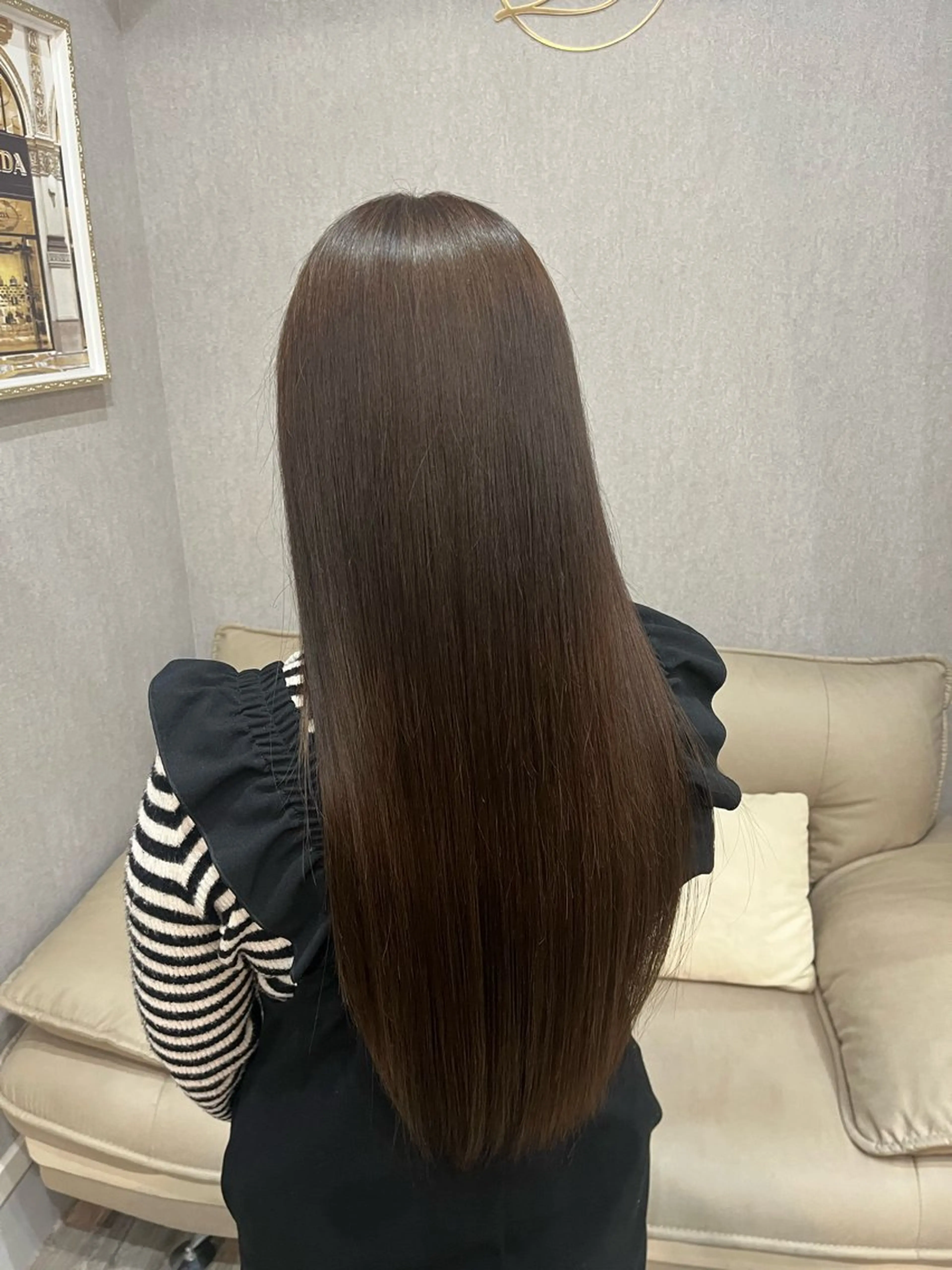 ロング カラー ヘアカラー トリートメント 本間 龍翔のヘアスタイル