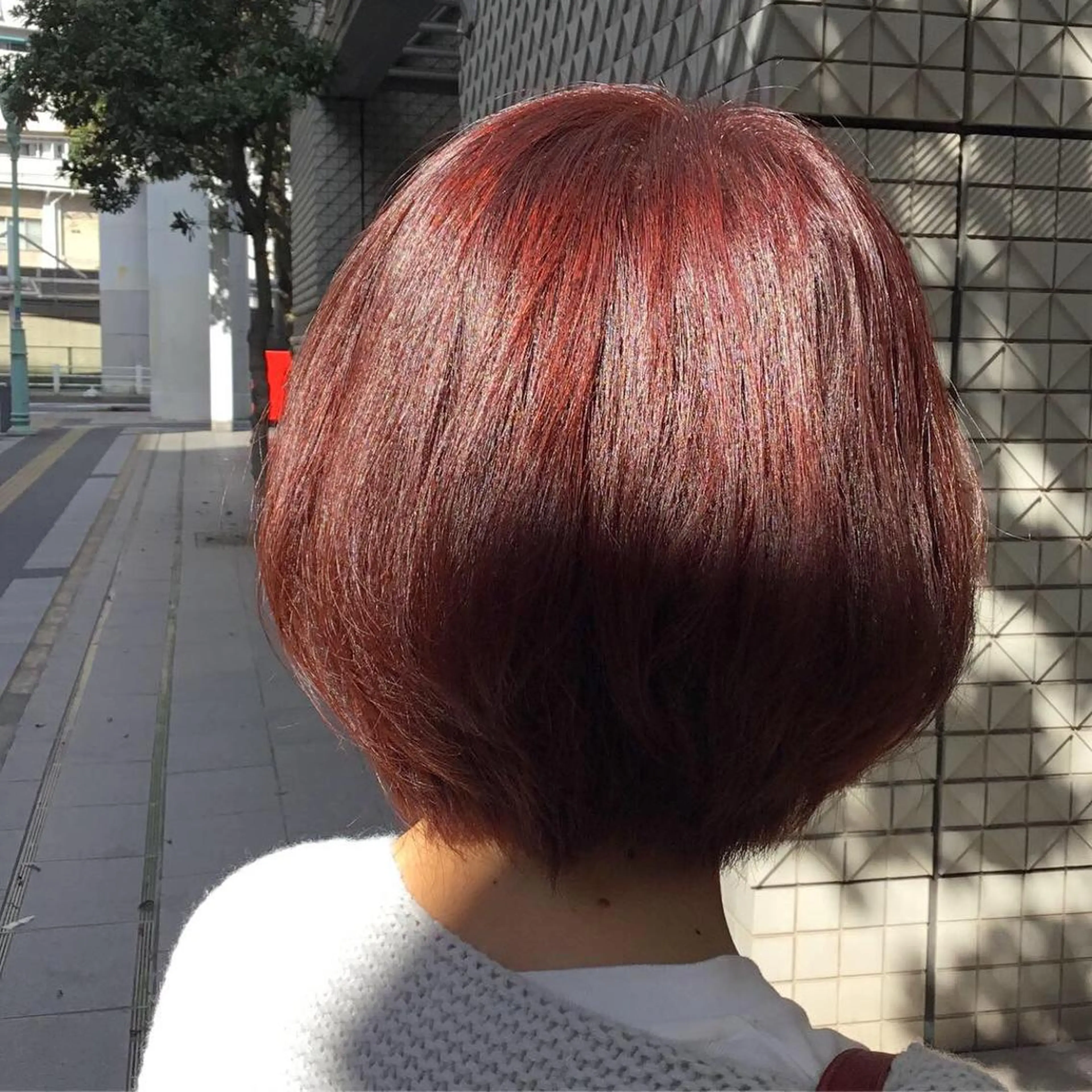 ショート カラー パーマ 金崎 新吾のヘアスタイル