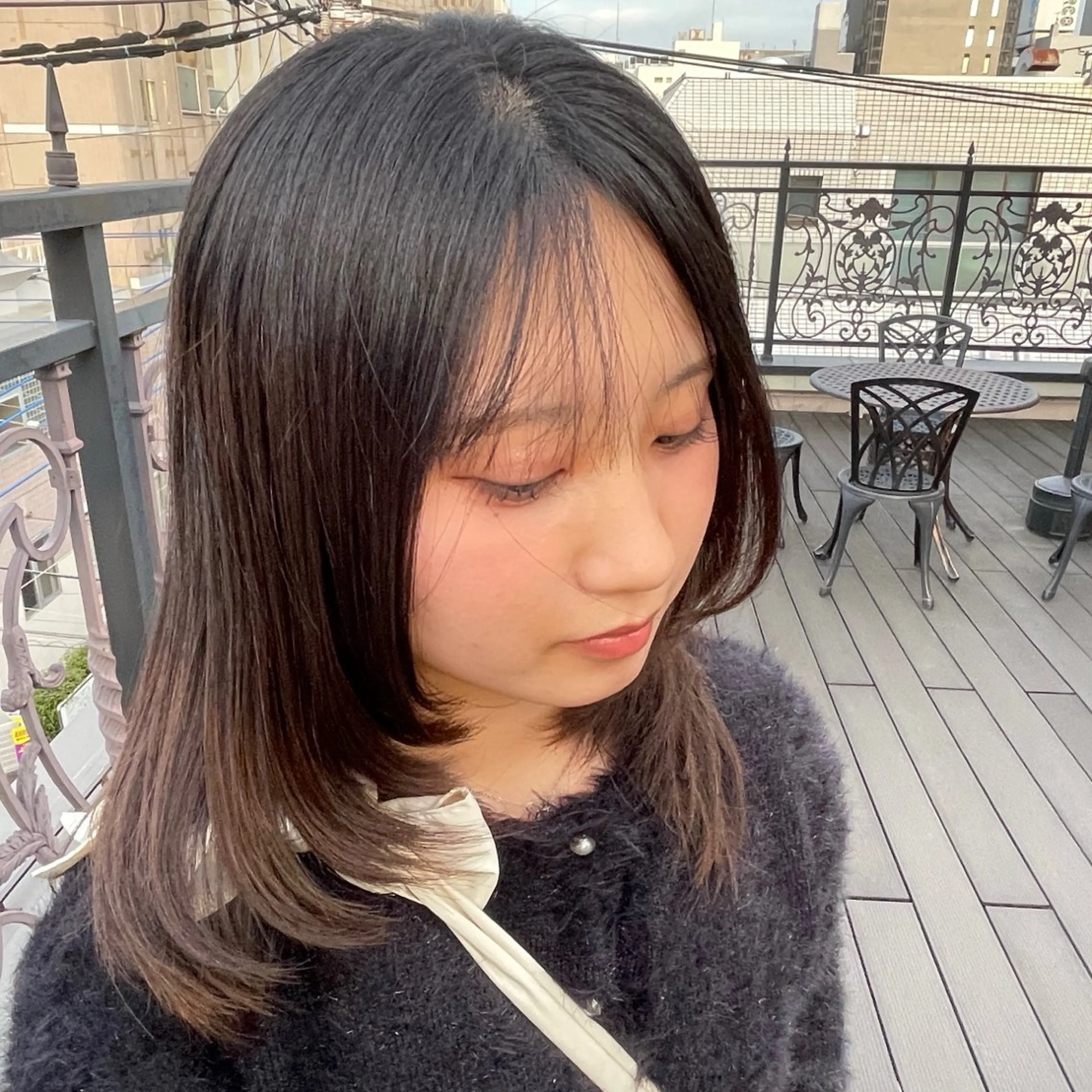 ミディアム Rinka‪☀️ /Henriettaのヘアスタイル