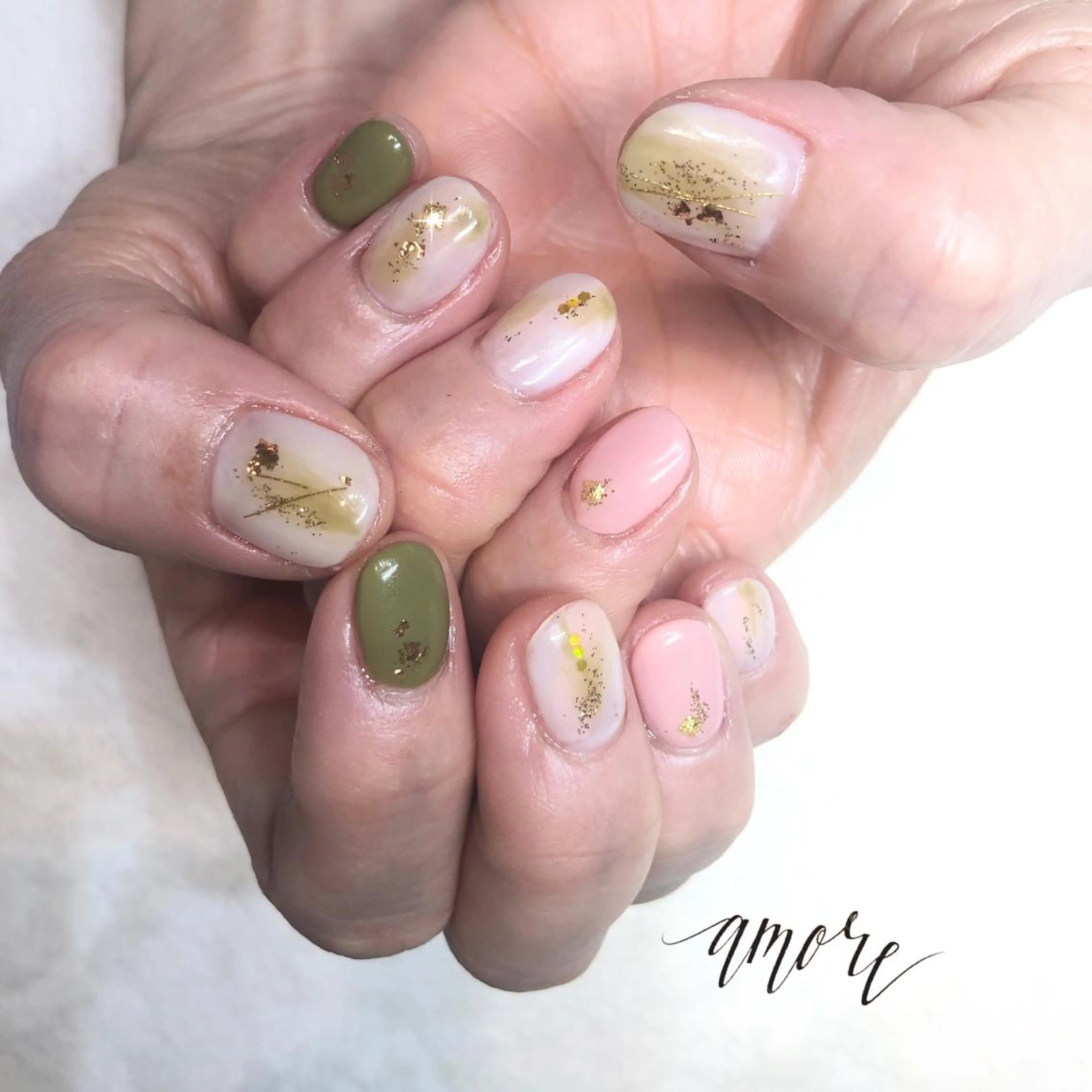 ネイル アートネイル ジェルネイル ニュアンスネイル You kyehwaのネイルデザイン