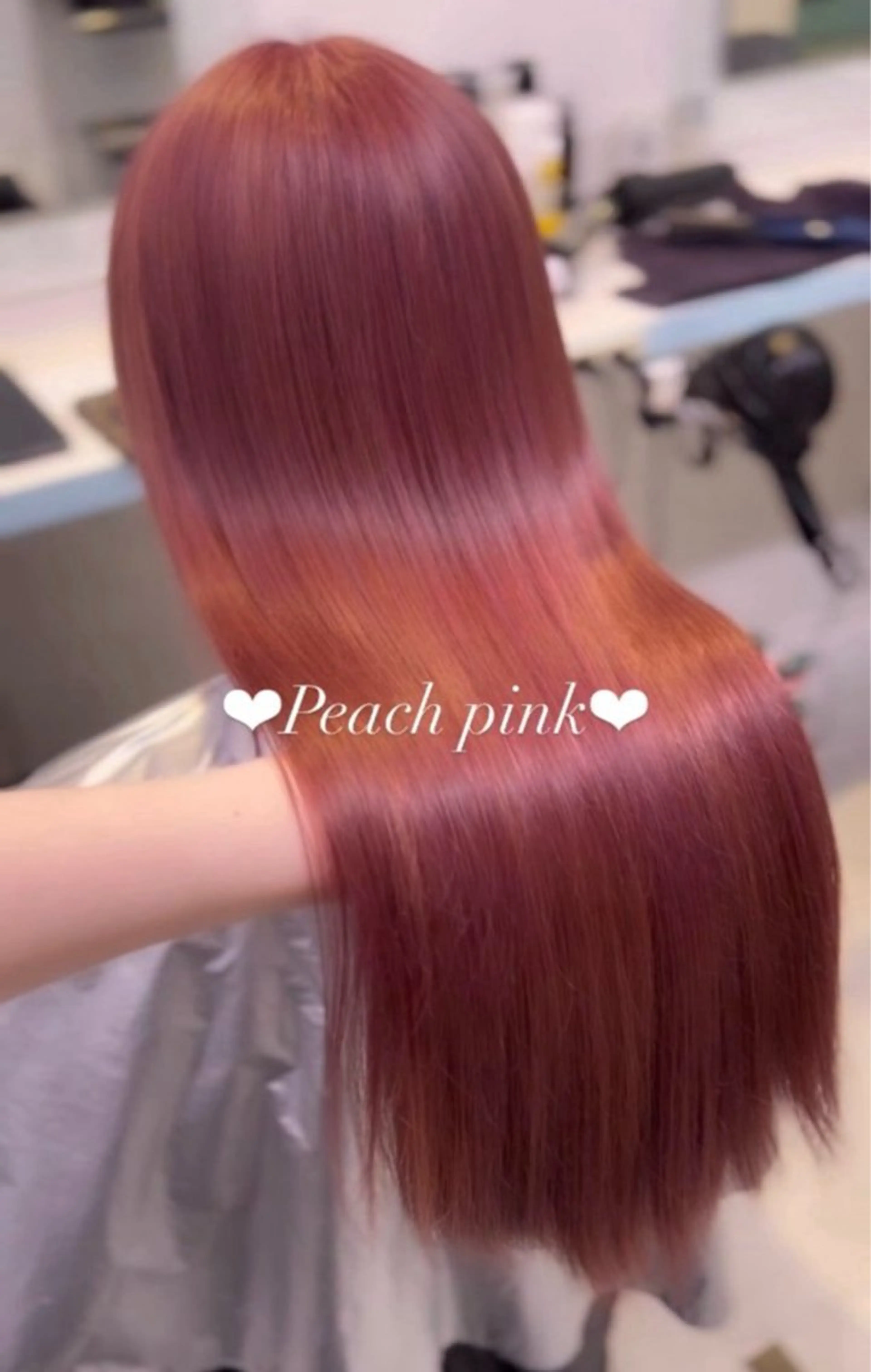 ロング カラー ヘアカラー トリートメント 🎀愛されピンク ラベンダー💜ゆいのヘアスタイル