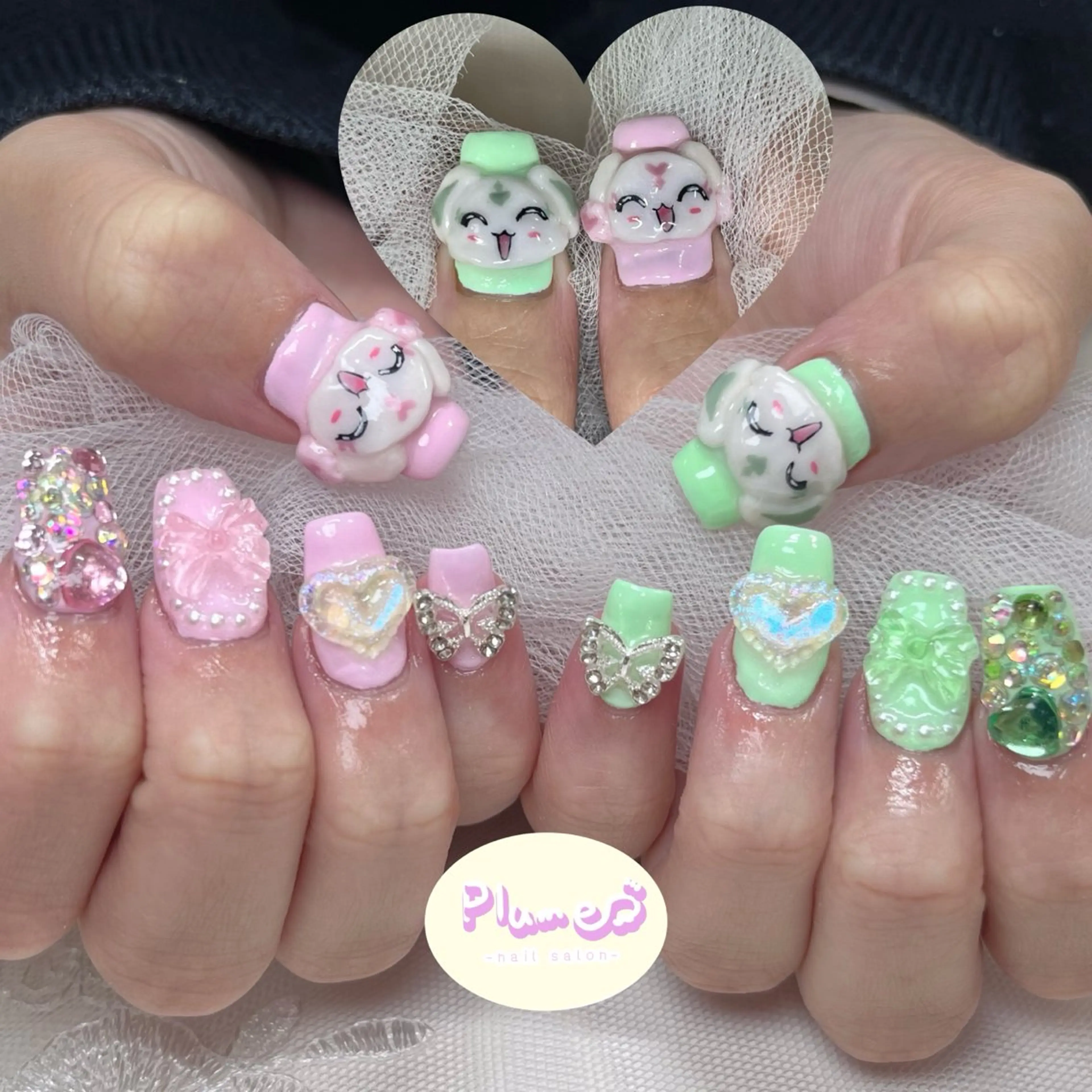 ネイル ハンドネイル plume nail ☆韓国ネイルのネイルデザイン