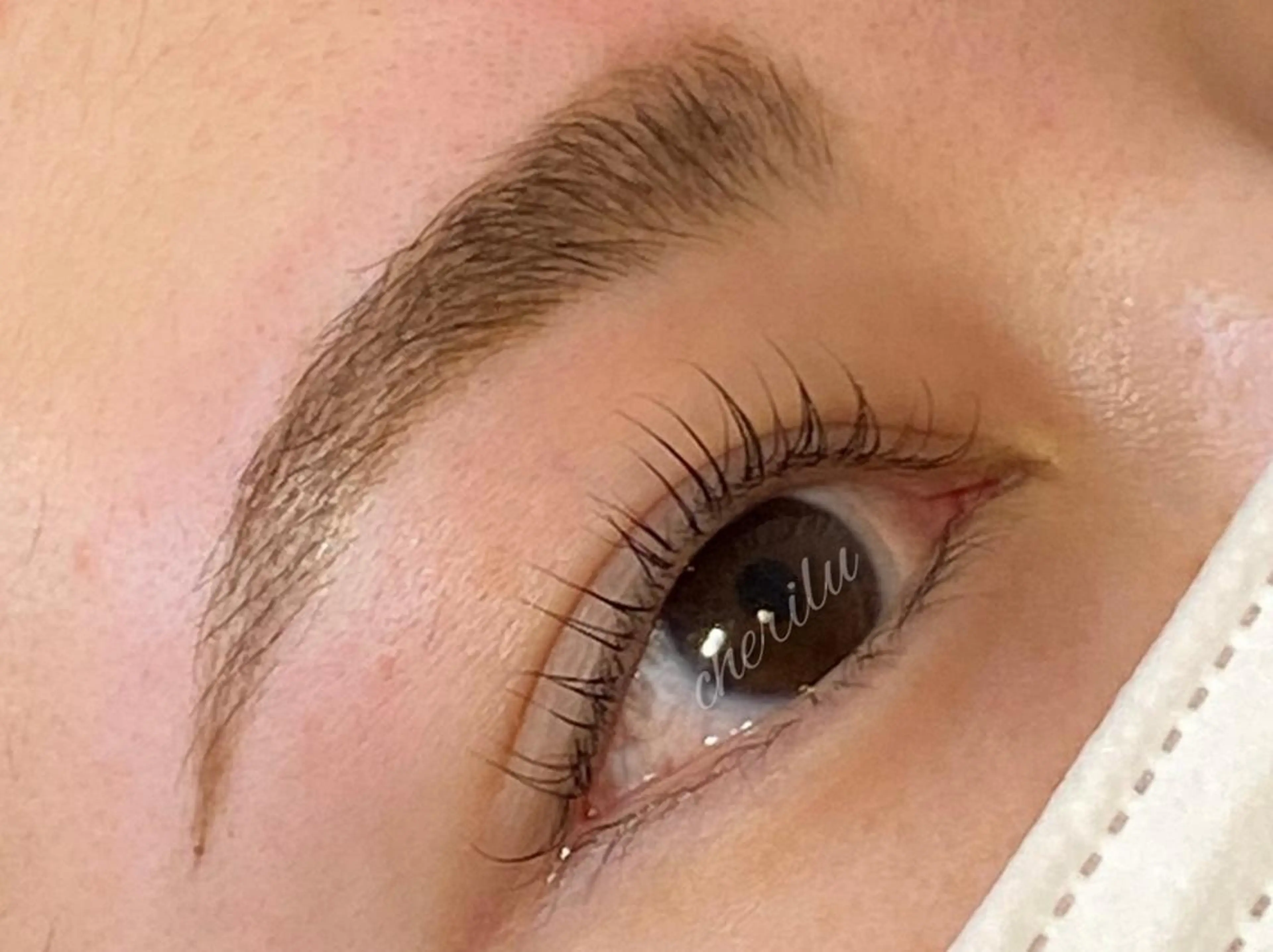 マツエク・マツパ パリジェンヌラッシュリフト 一重×まつ毛パーマ Cherilu 府中店のマツエク・マツパデザイン
