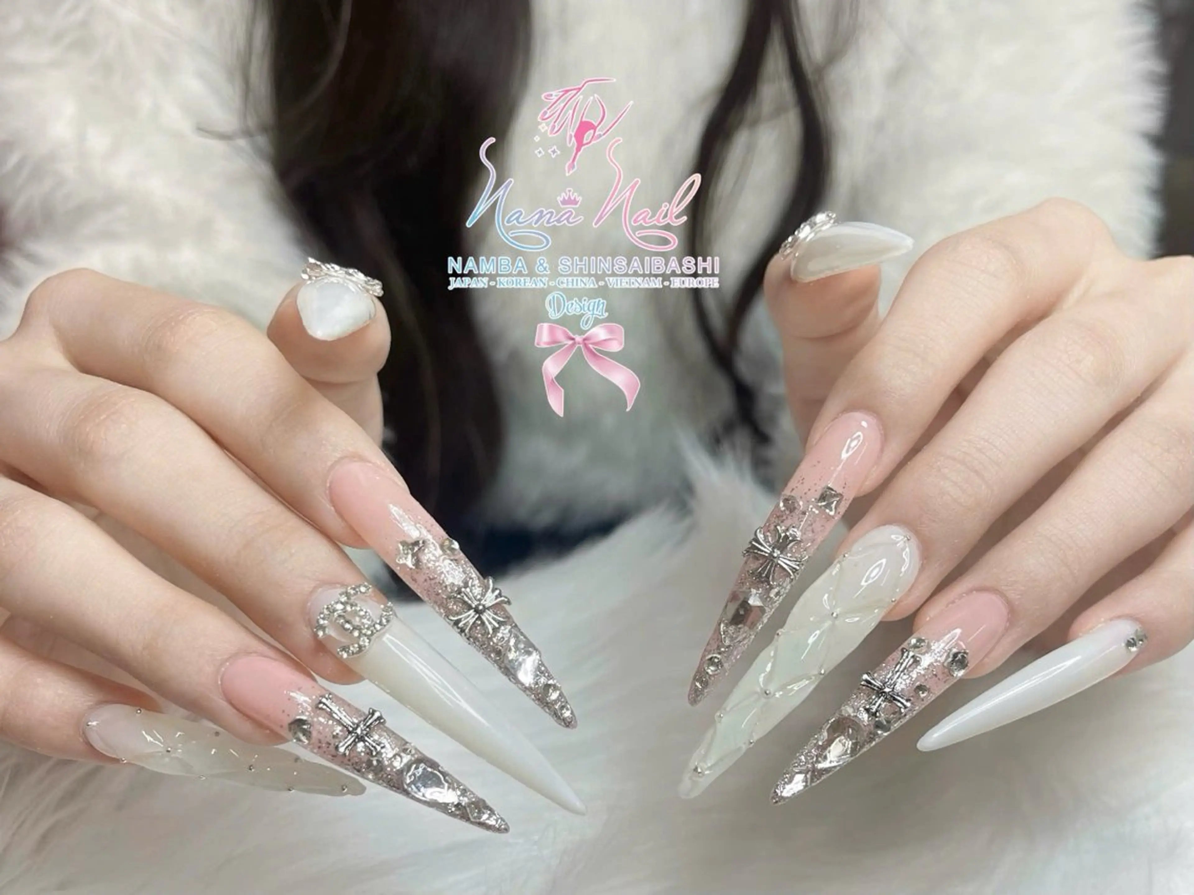 ネイル フットネイル ジェルネイル 持ち込み ネイルチップ リナネイル 長堀橋店／東心斎橋店のネイルデザイン