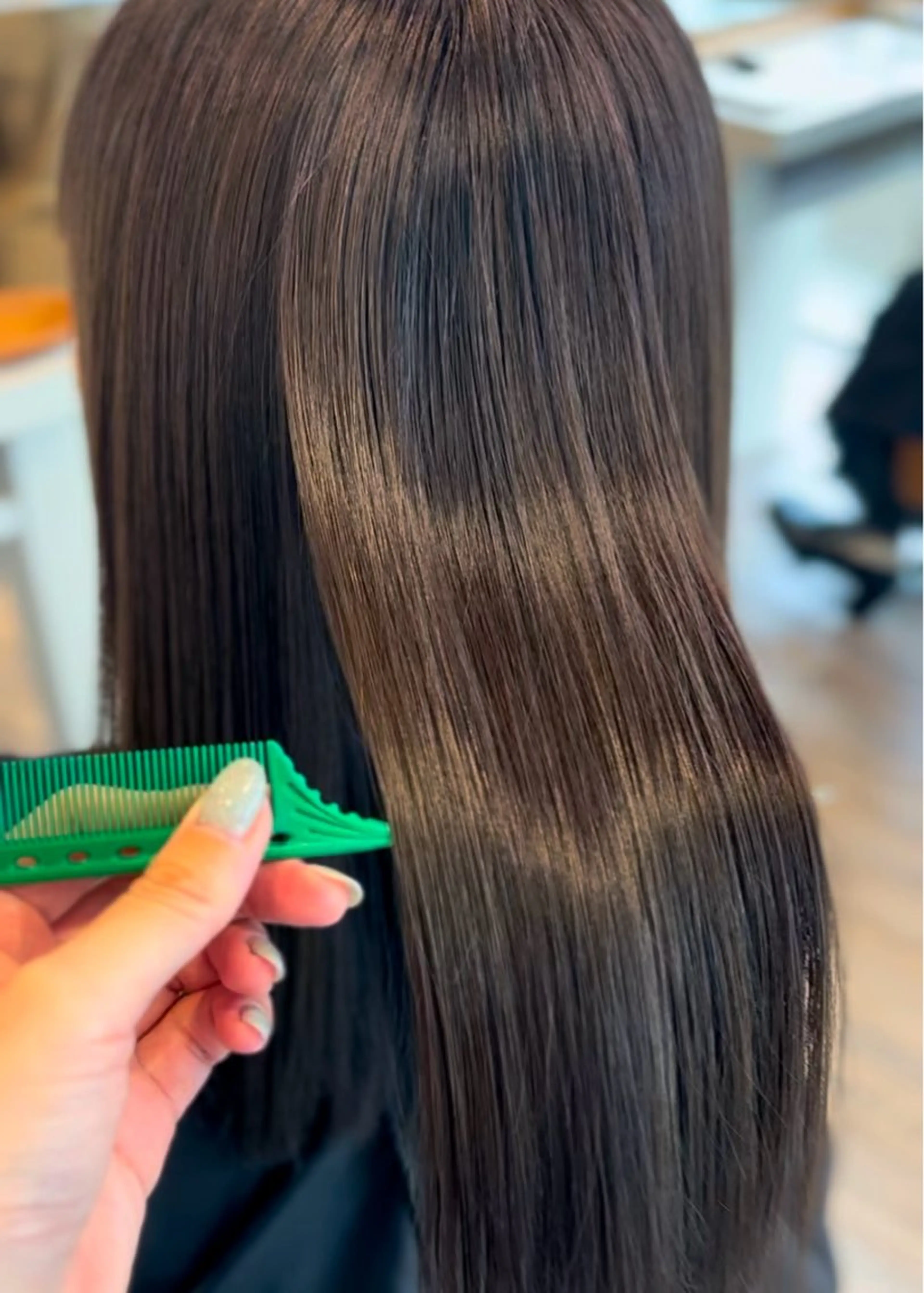 🕯️自分へのご褒美に🕯️カット+髪質改善カラー+髪質改善トリートメント🫧の写真