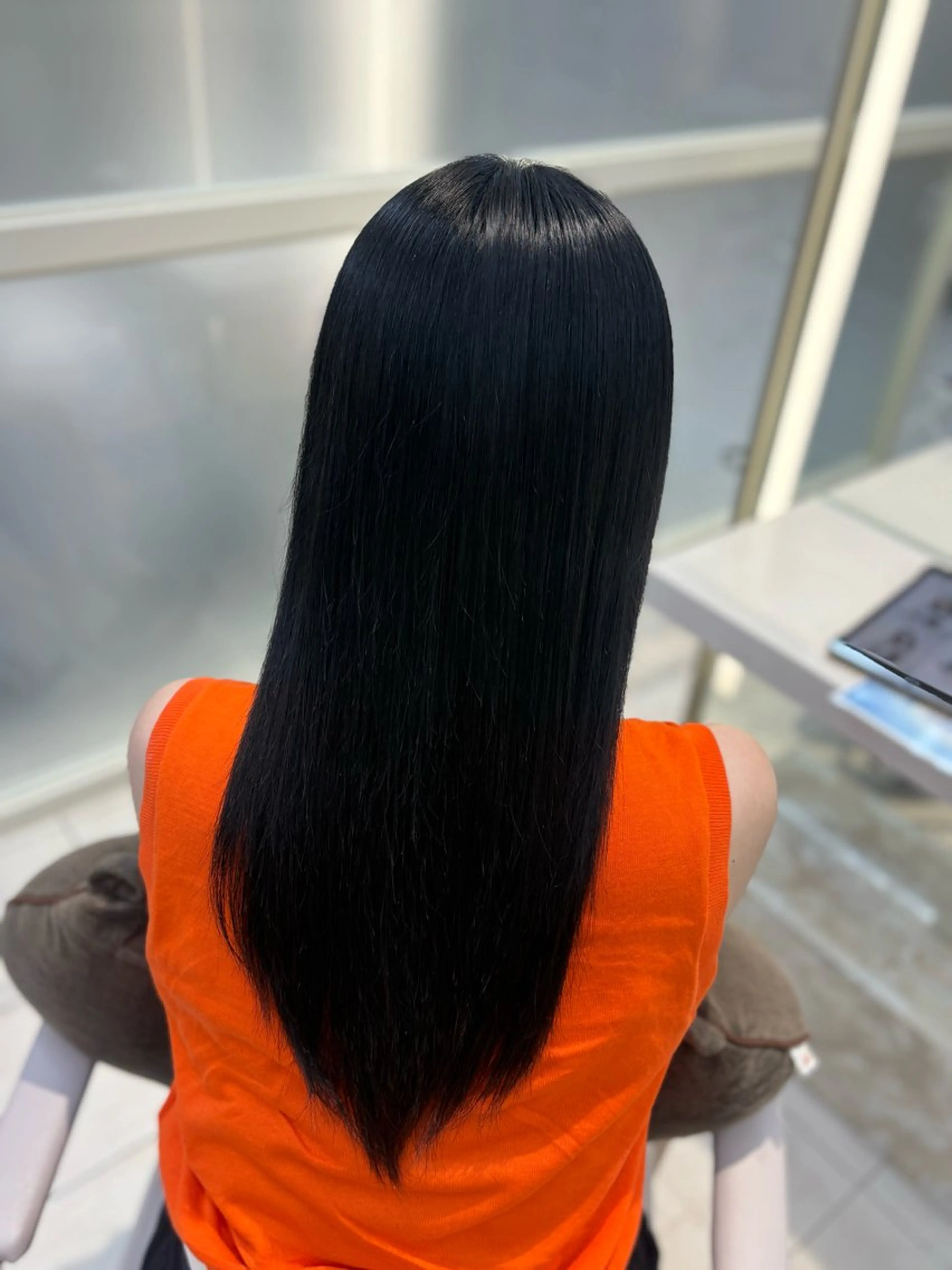 セミロング 縮毛矯正 つや髪/ライブヘア /Miya🎀🪽のヘアスタイル