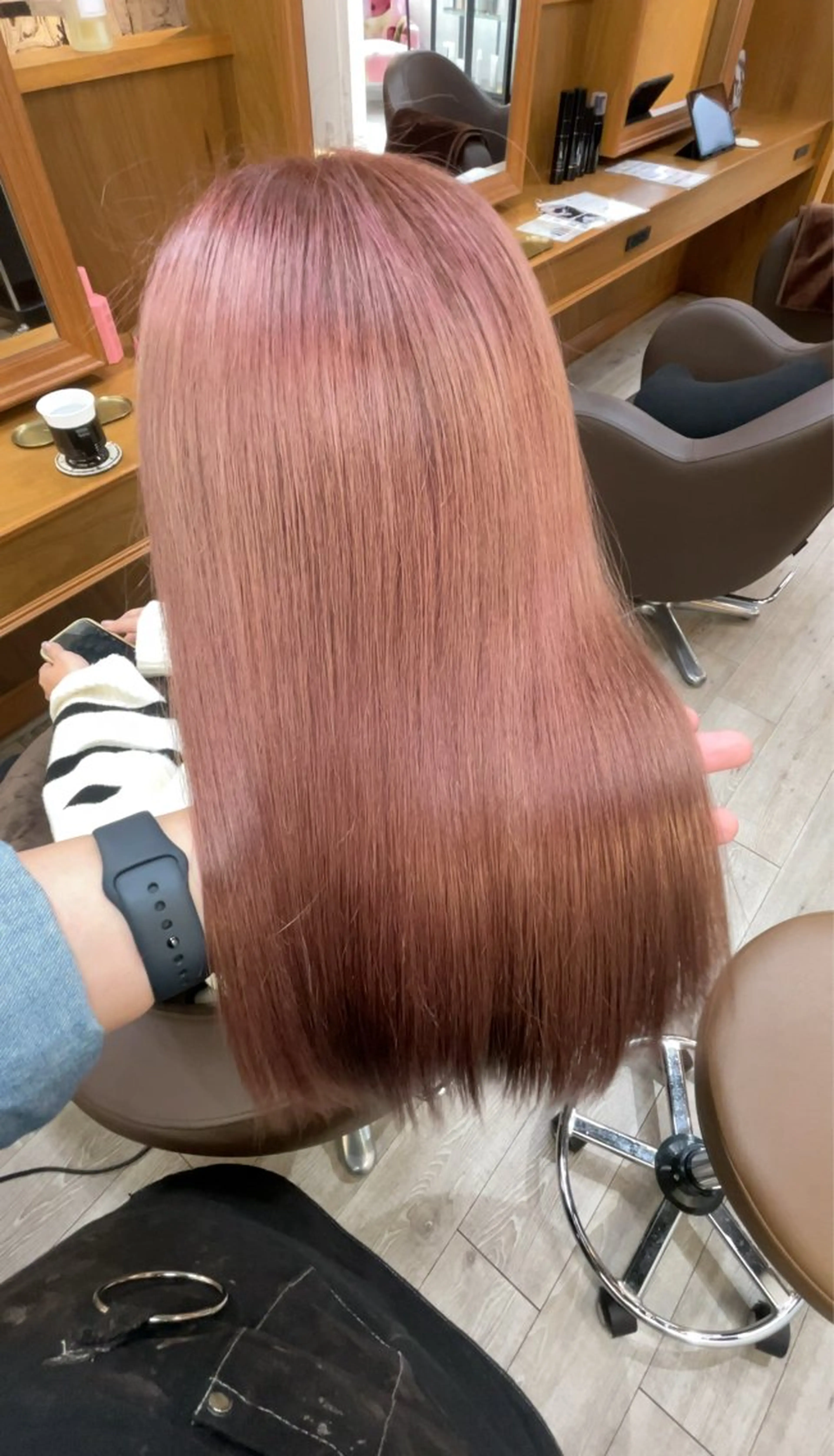 ロング ヘアカラー トリートメント れい|髪質改善| カラー|高槻|大阪のヘアスタイル