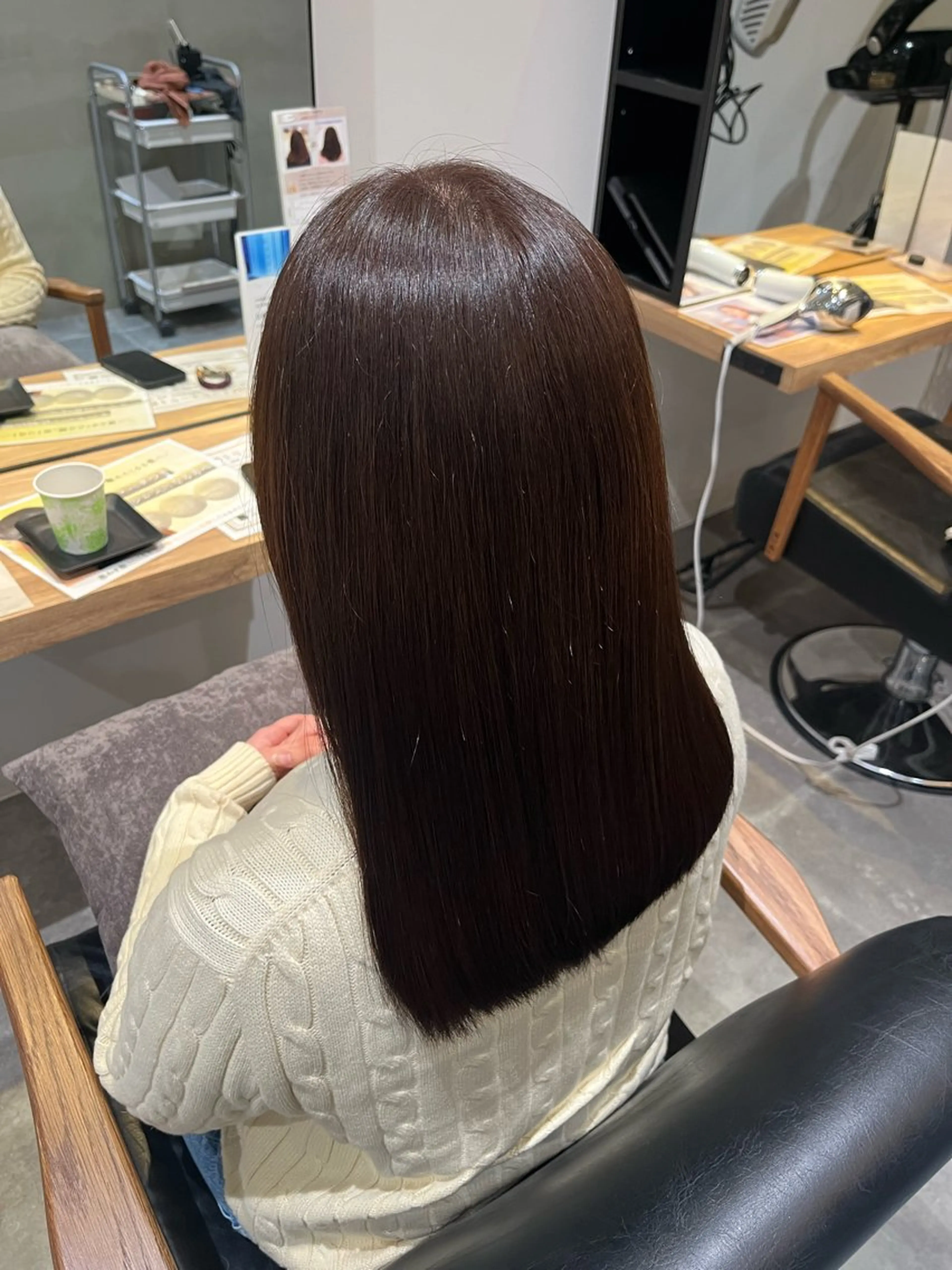 ロング カラー ブラウンカラー ナチュラルブラウン ヘアカラー 艶髪/ブリーチなし/ NARUMIのヘアスタイル