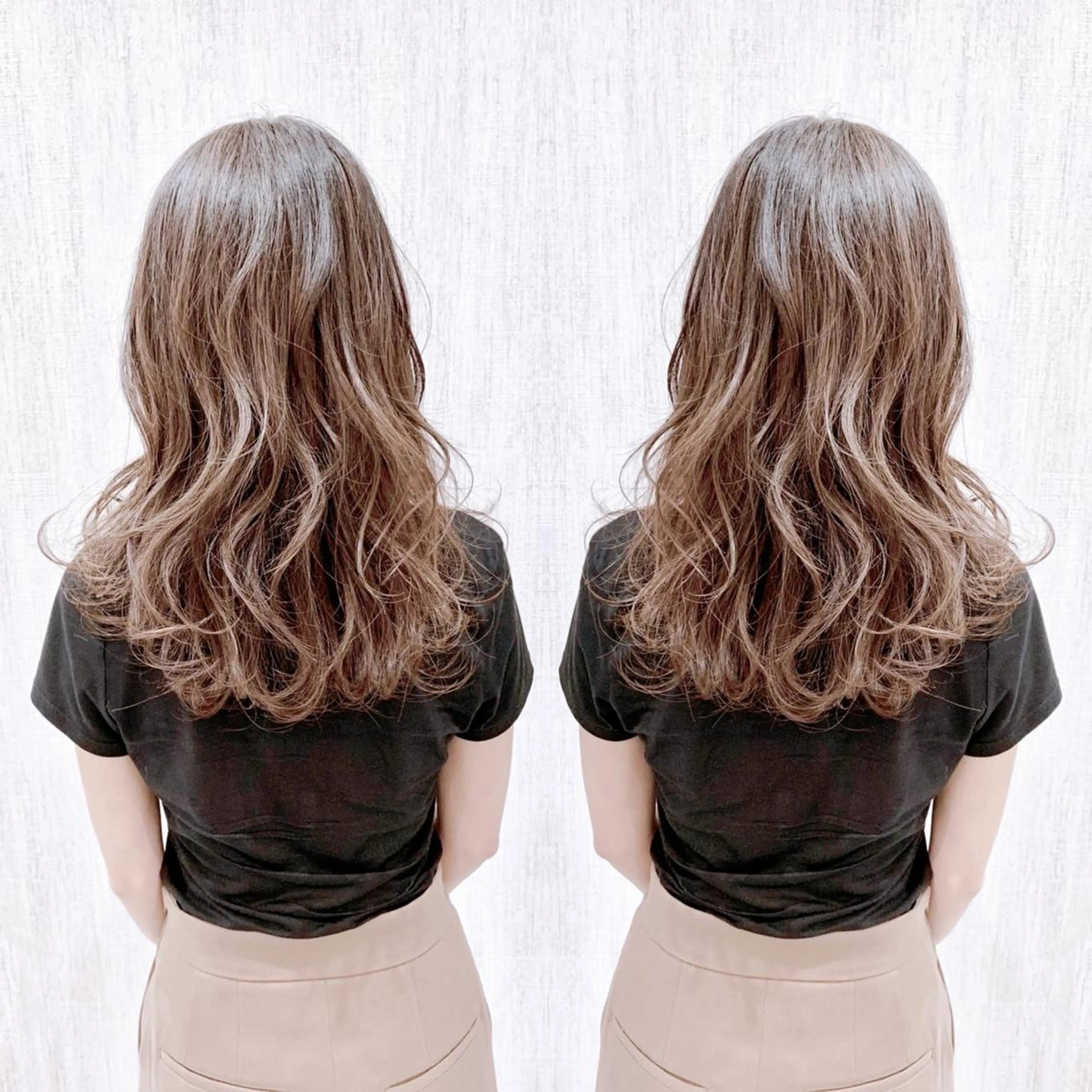 ロング カット ヘアカラー トリートメント 店長✨レイヤー✖️ 髪質改善✖️韓国ヘアのヘアスタイル