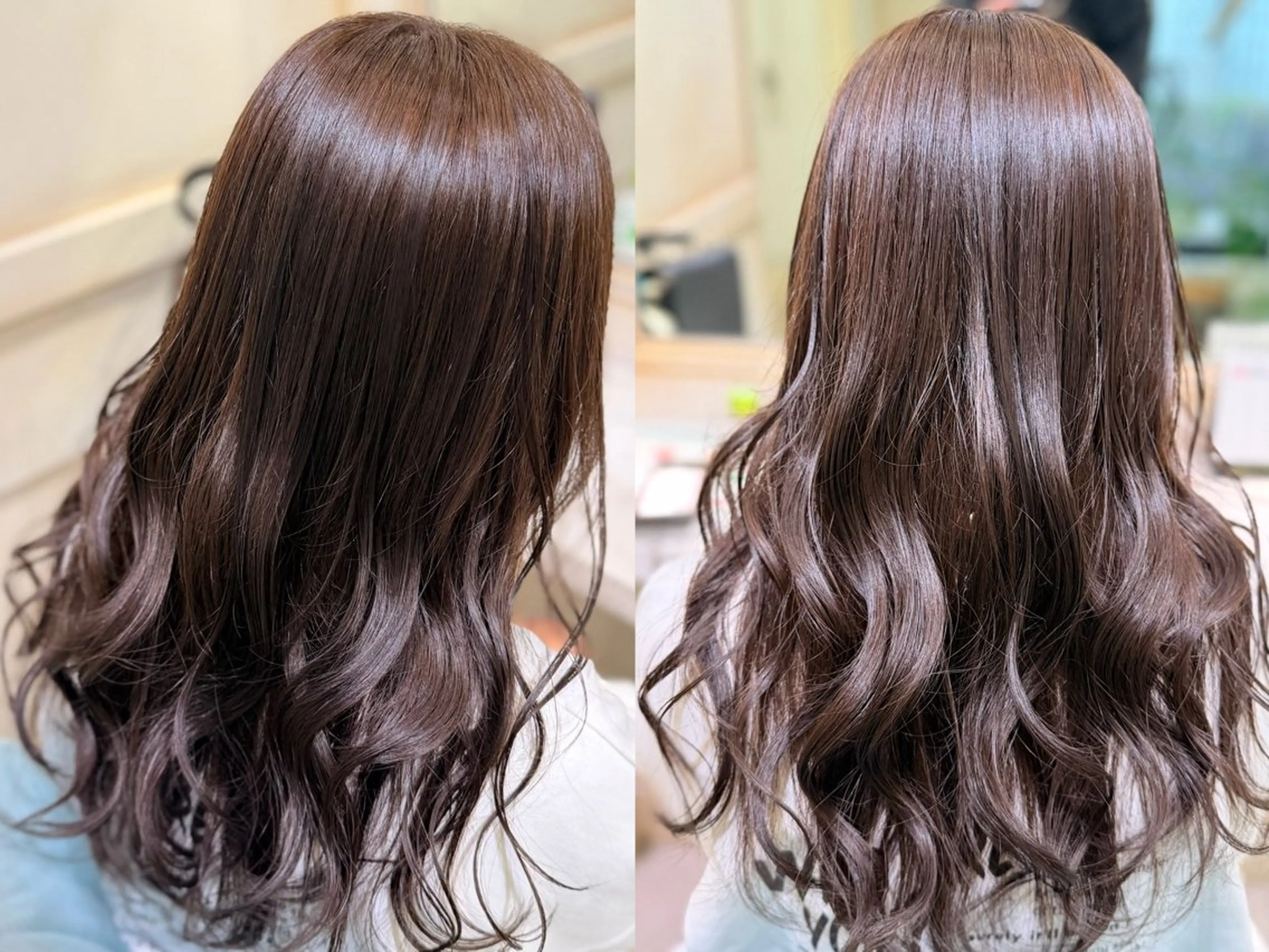 セミロング カラー 艶髪✨　徳丸 瞭のヘアスタイル