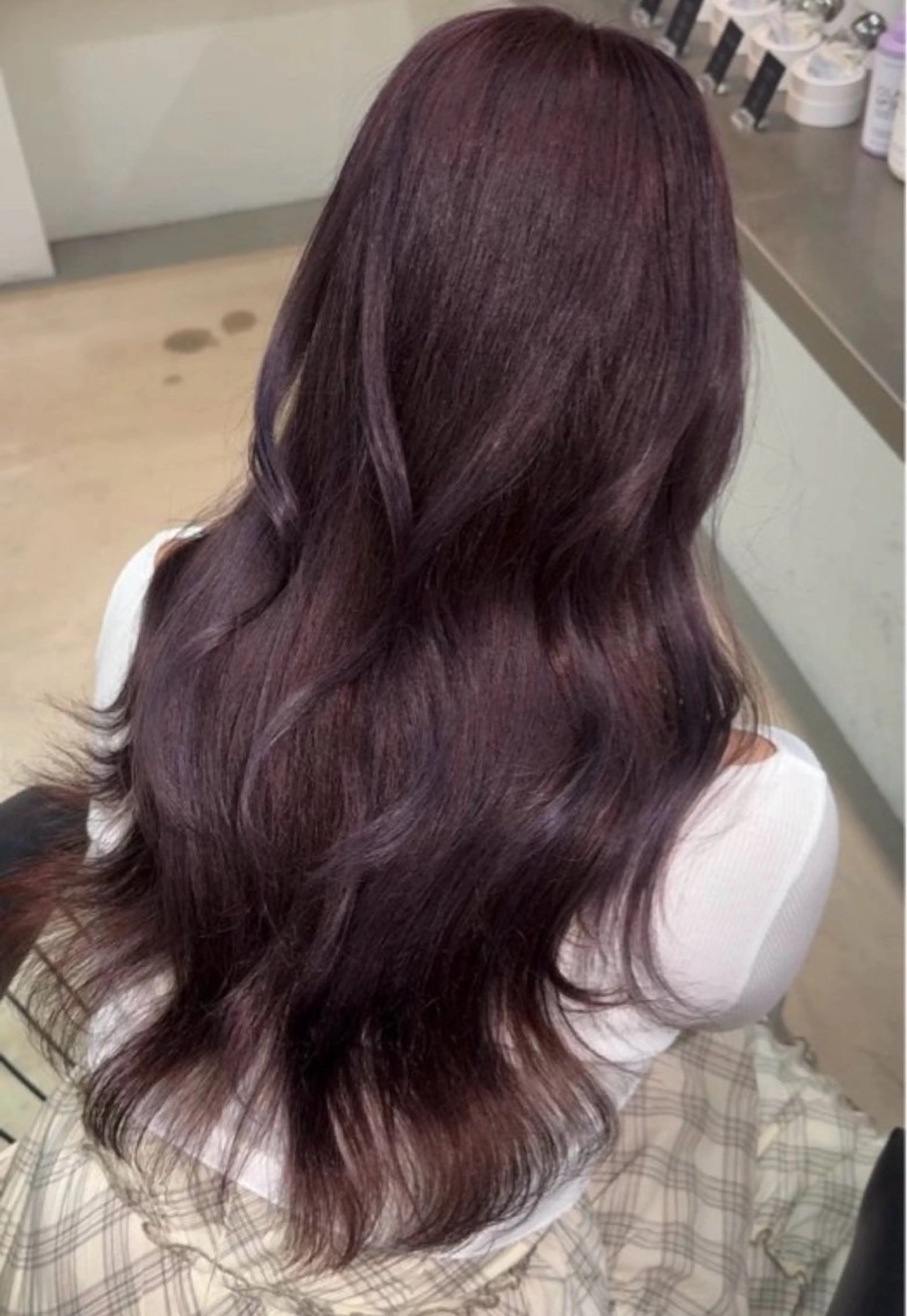 ロング ヘアカラー nanami lucktokyoのヘアスタイル