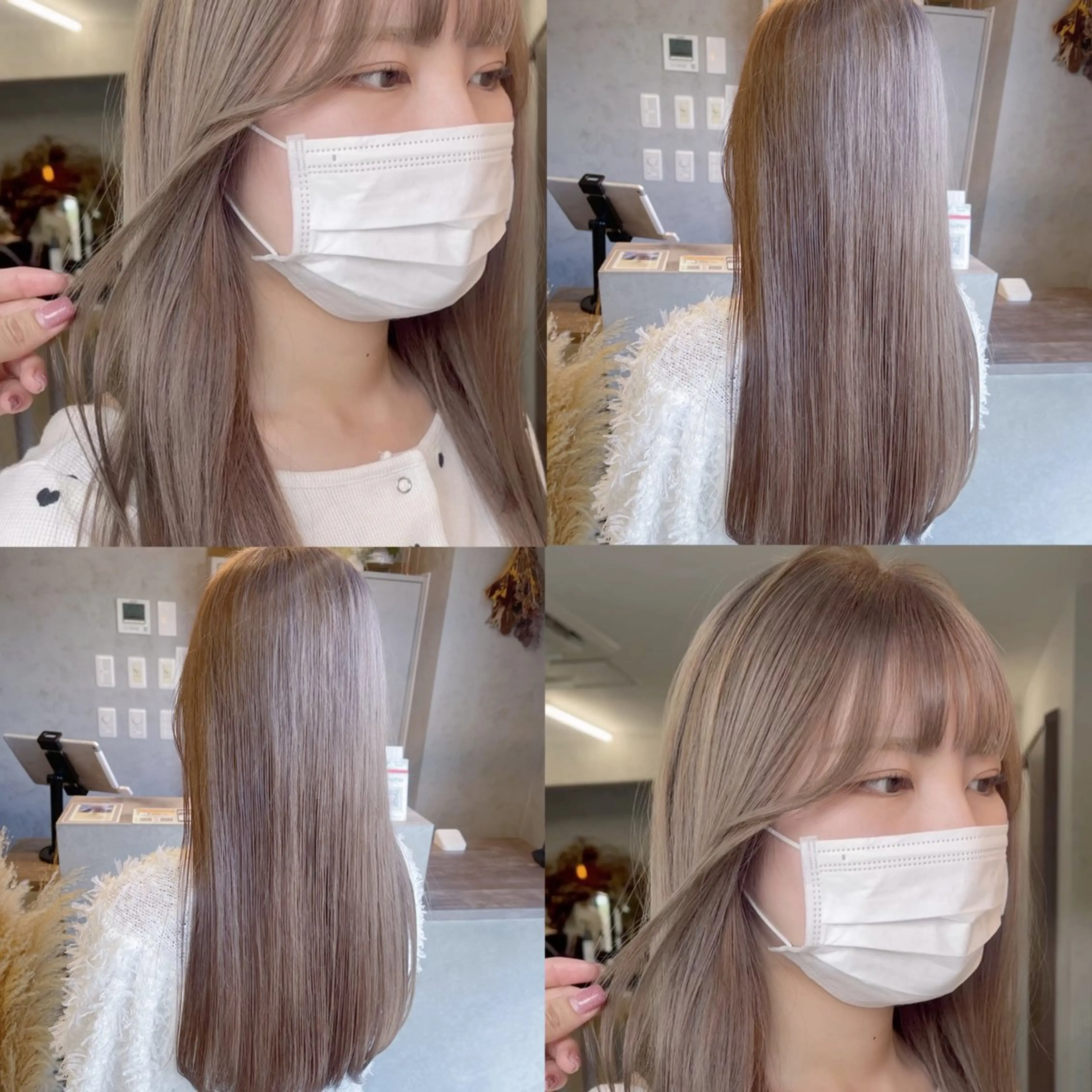 セミロング カラー ダブルカラー /まつ毛パーマ🎀のヘアスタイル