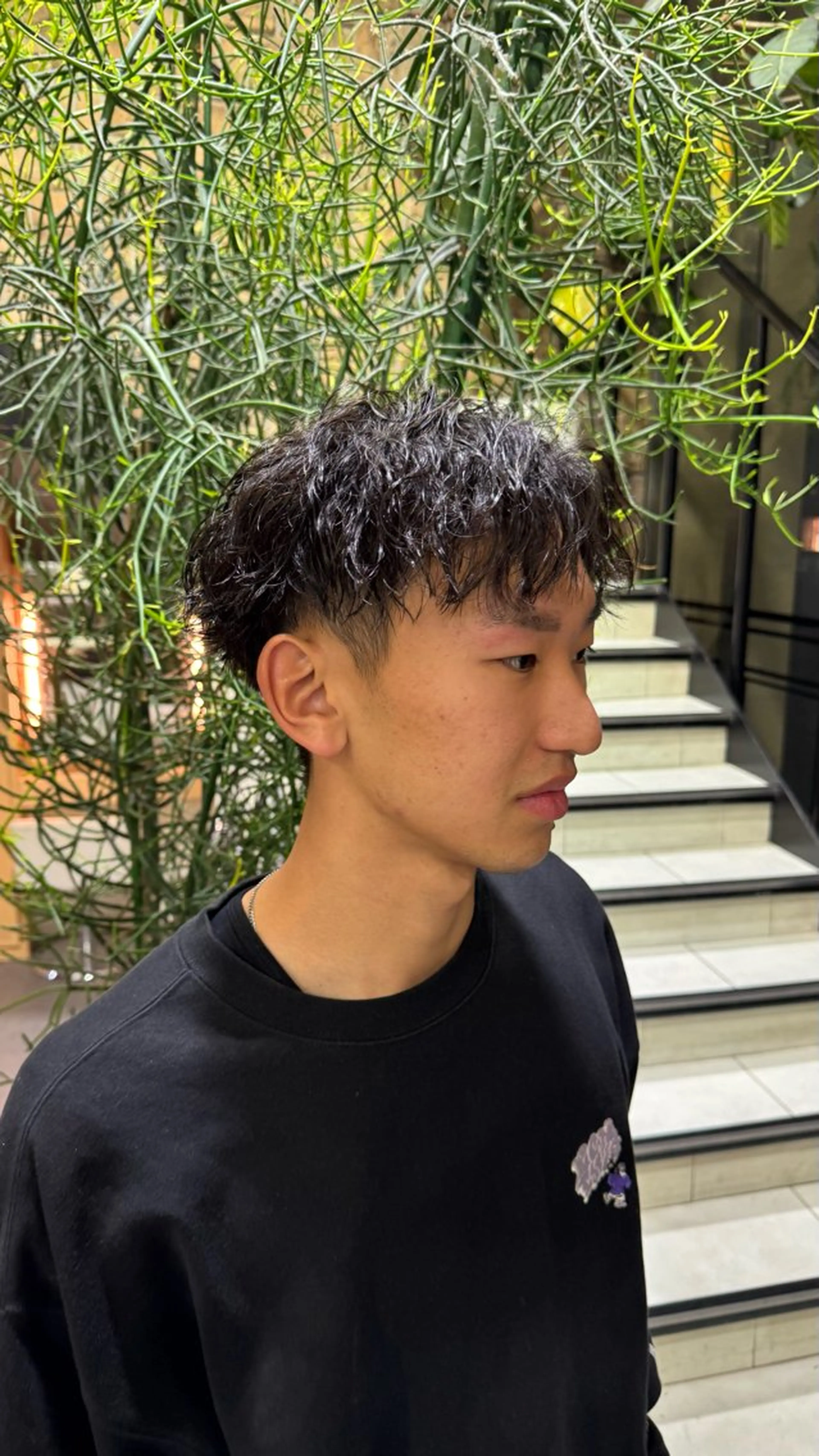 メンズ カット パーマ メンズパーマ特化 ふうきのヘアスタイル