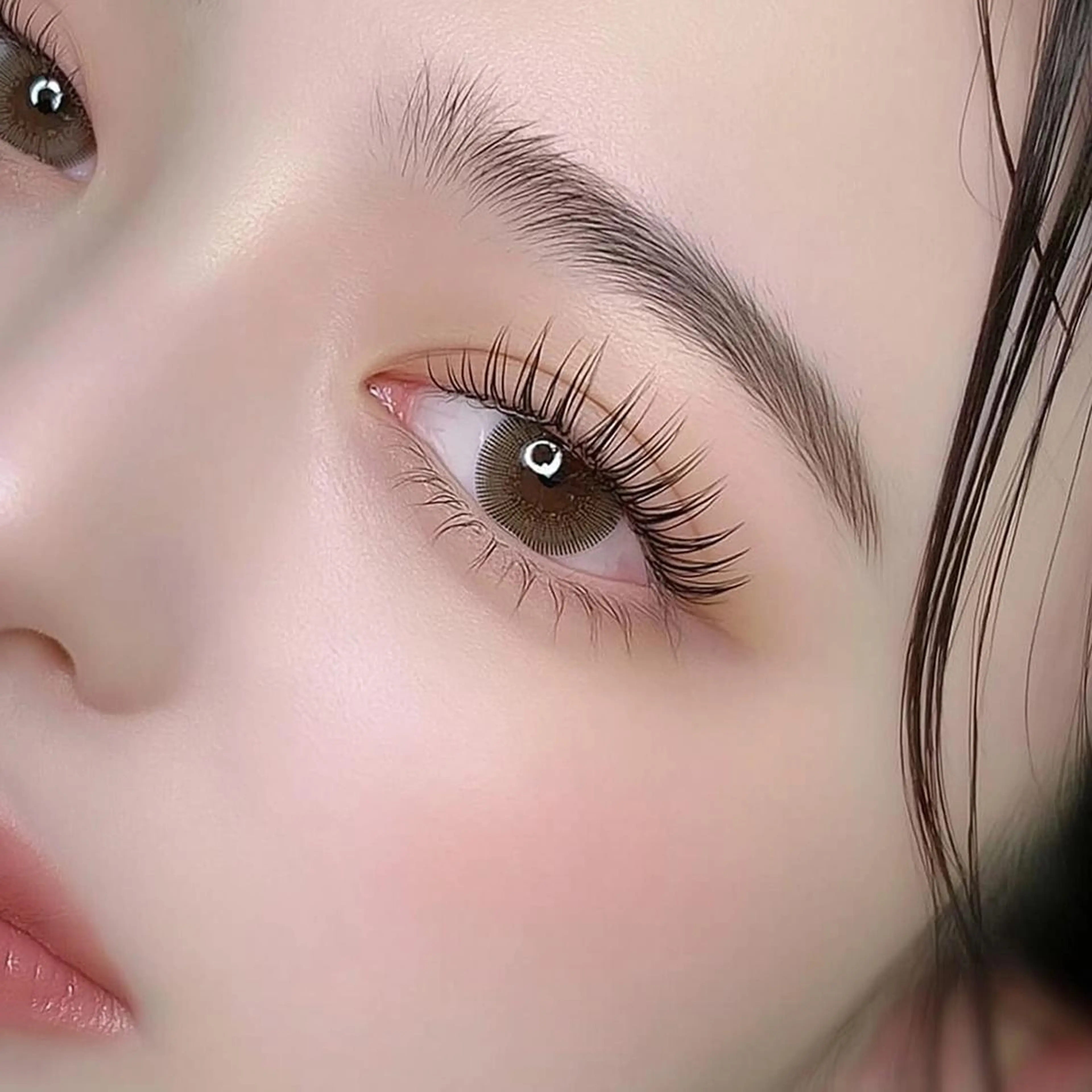 マツエク・マツパ 束感まつ毛 韓国風マツエク パリジェンヌラッシュリフト まつげパーマ マツエク まつげパーマ/ yuna🎀✨のマツエク・マツパデザイン