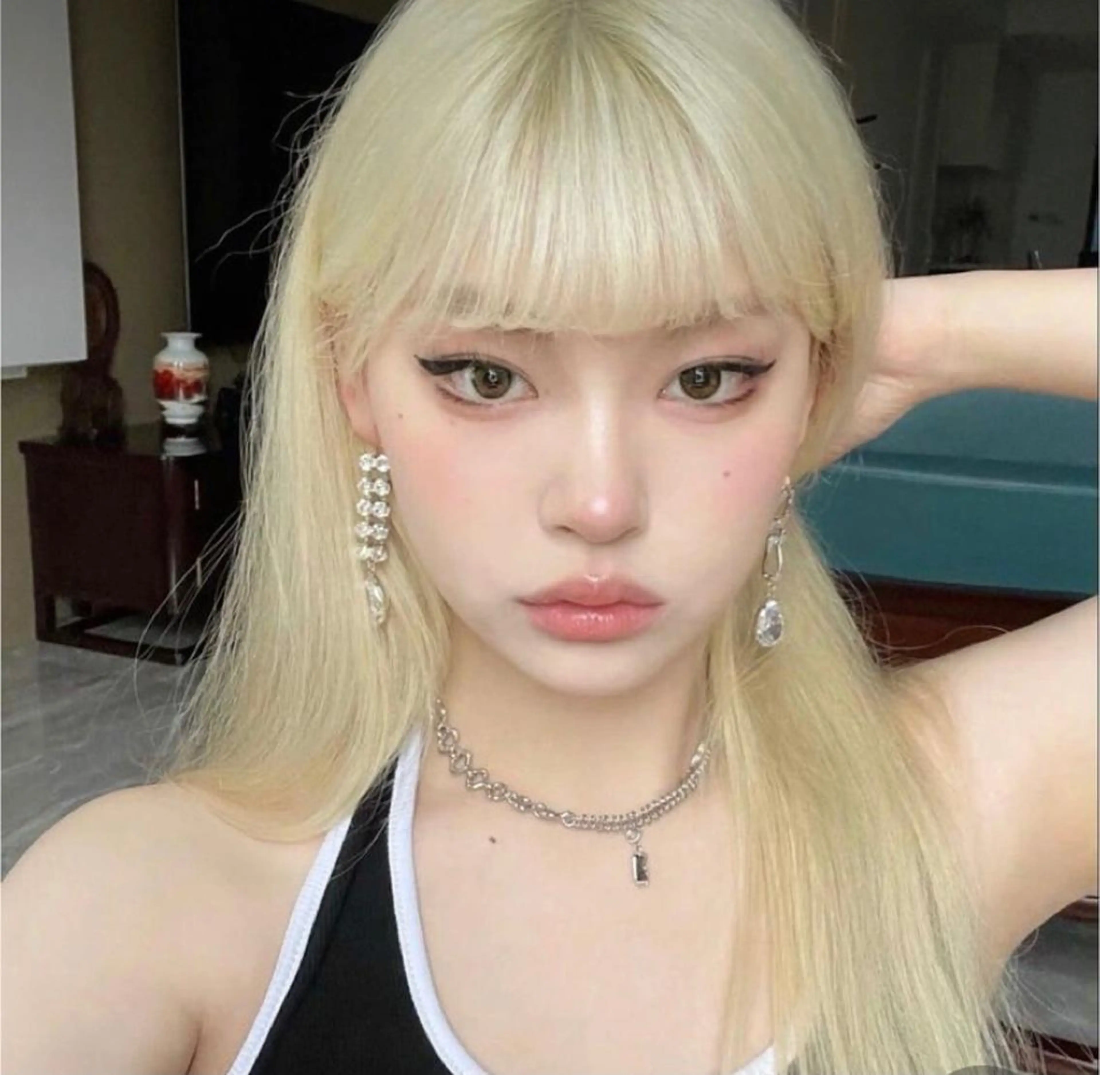 カラー ブロンド Erina レイヤー/似合わせ♡のヘアスタイル