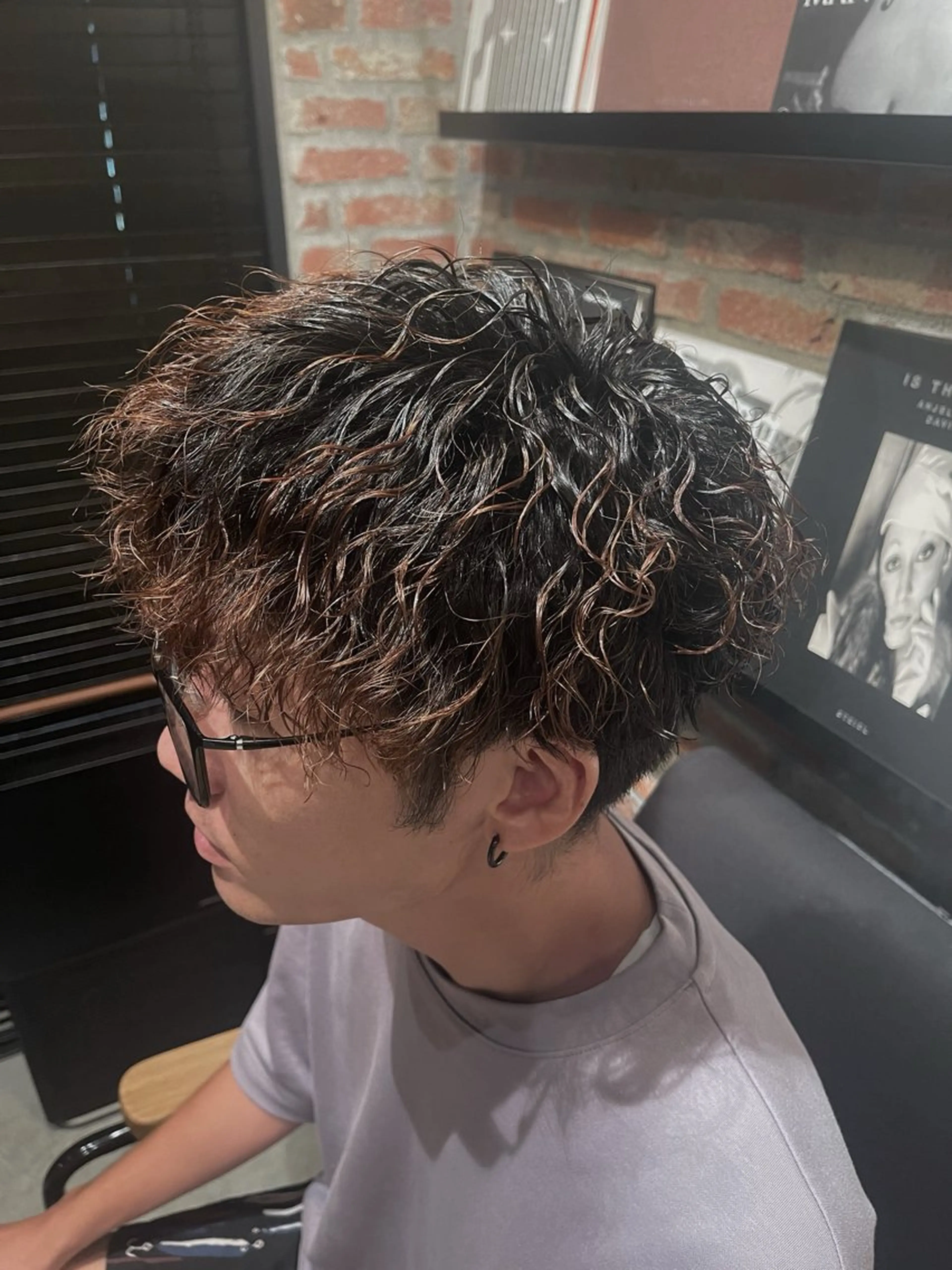 パーマ メンズ rin 🖤〈大宮〉のヘアスタイル