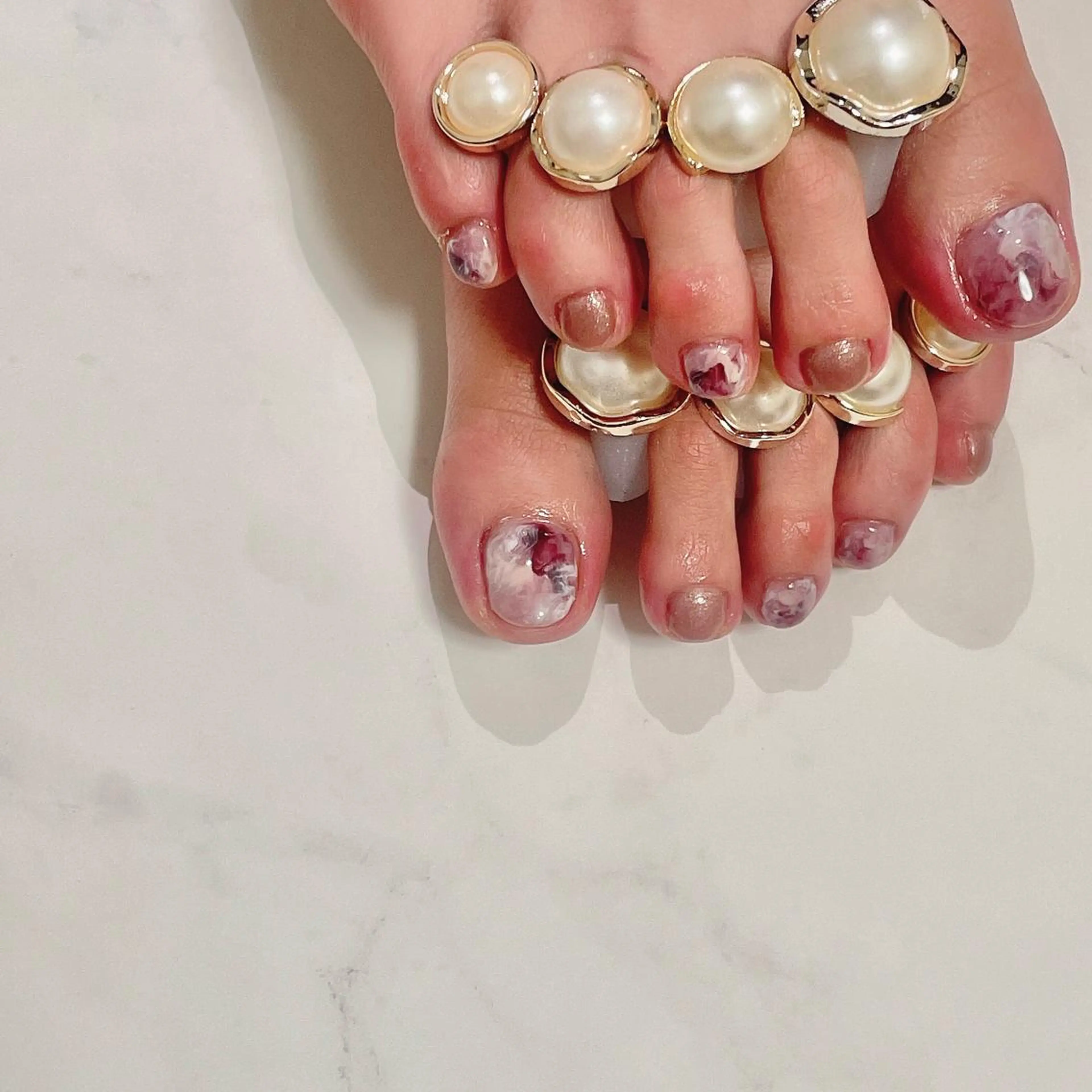 ネイル フットネイル amulet TOMOMIのネイルデザイン