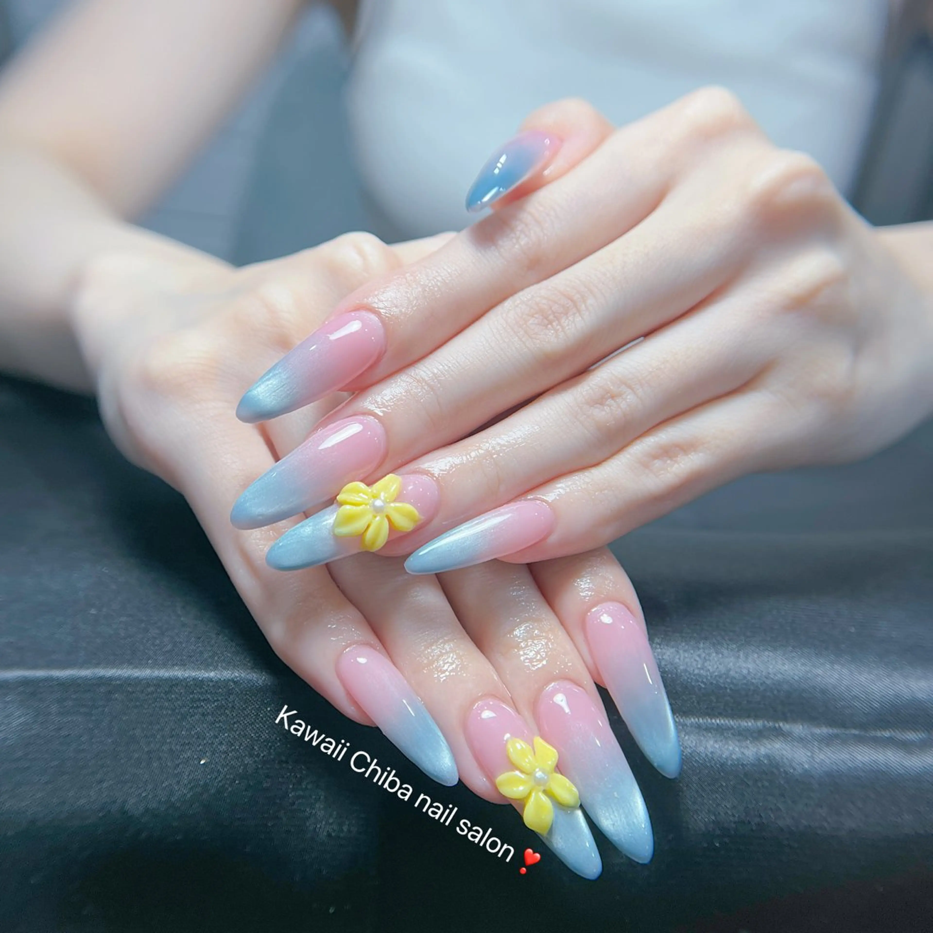 ネイル チークネイル ドット フレンチネイル 韓国ネイル レース ハンドネイル ハンドケア Kawaii Nail Salonのネイルデザイン