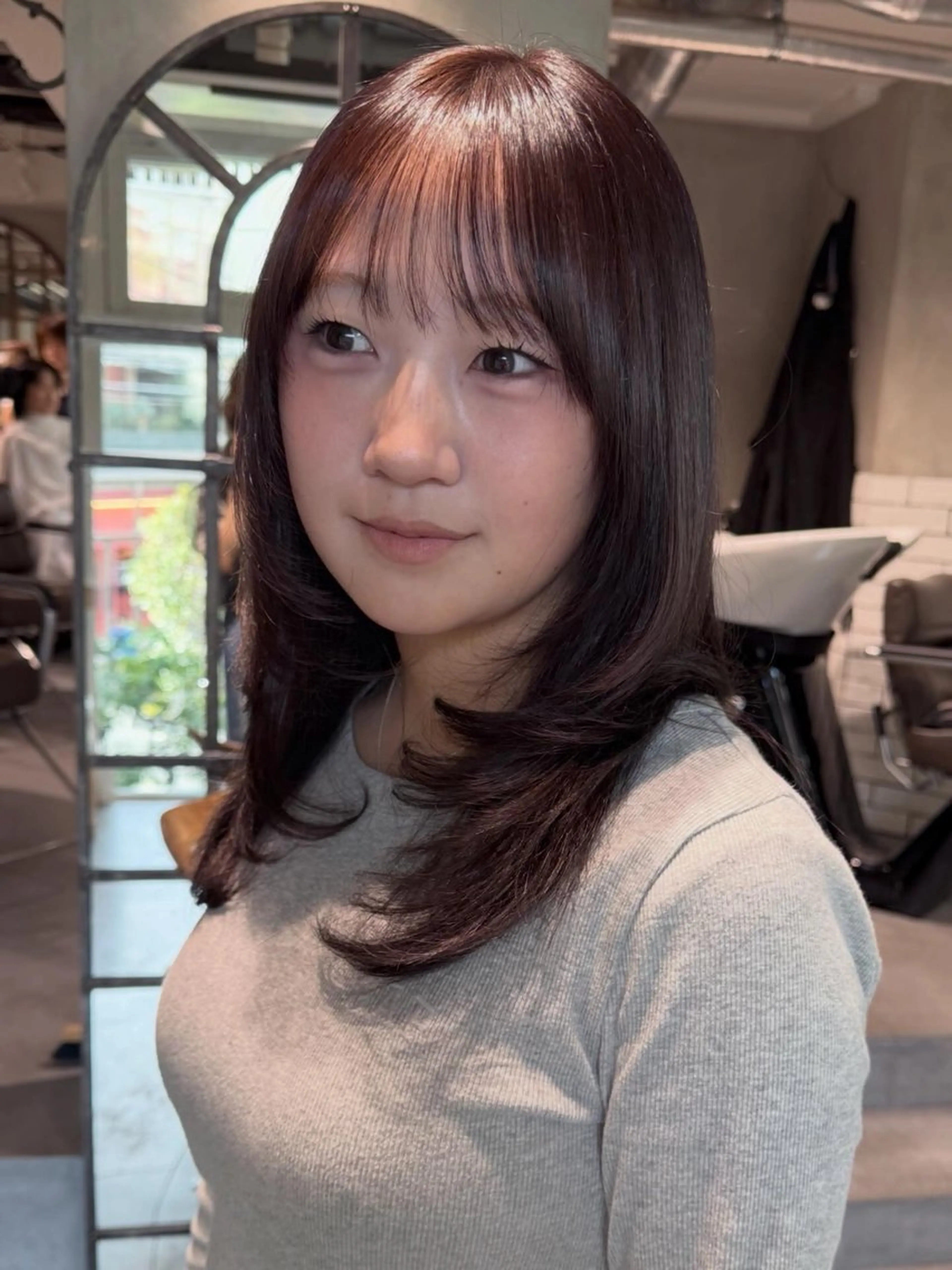 ⌇🍑ワンカラー🍑⌇カラー + 外部補修トリートメントの写真