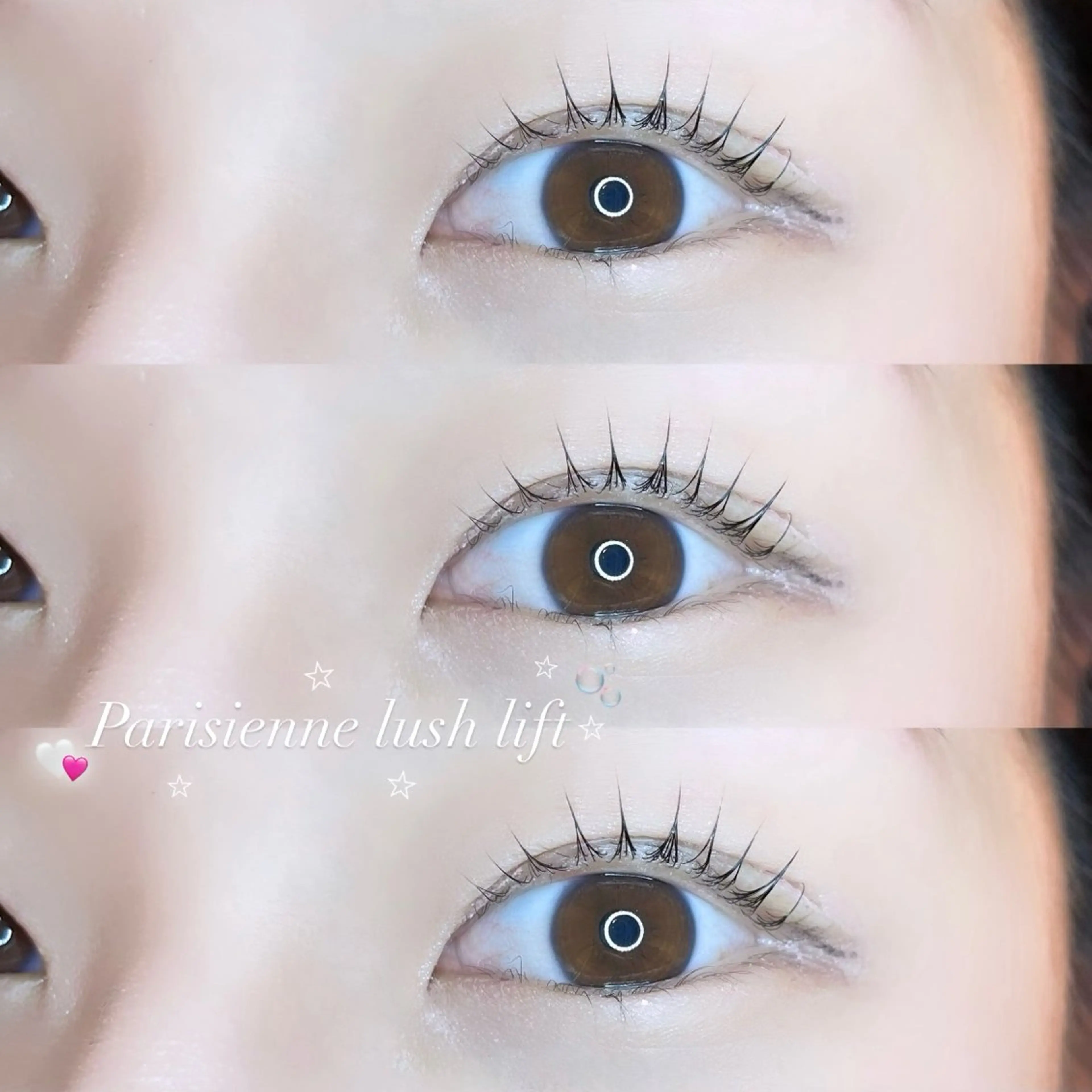 マツエク・マツパ パリジェンヌラッシュリフト lucida💘 aimiのマツエク・マツパデザイン